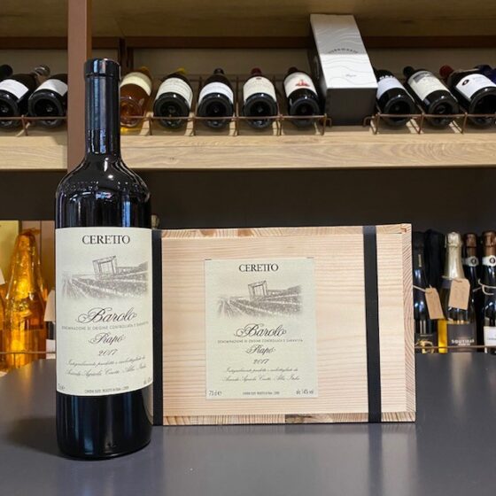 Barolo DOCG Prapò 2017 Ceretto Cassa Legno 6 Bottiglie