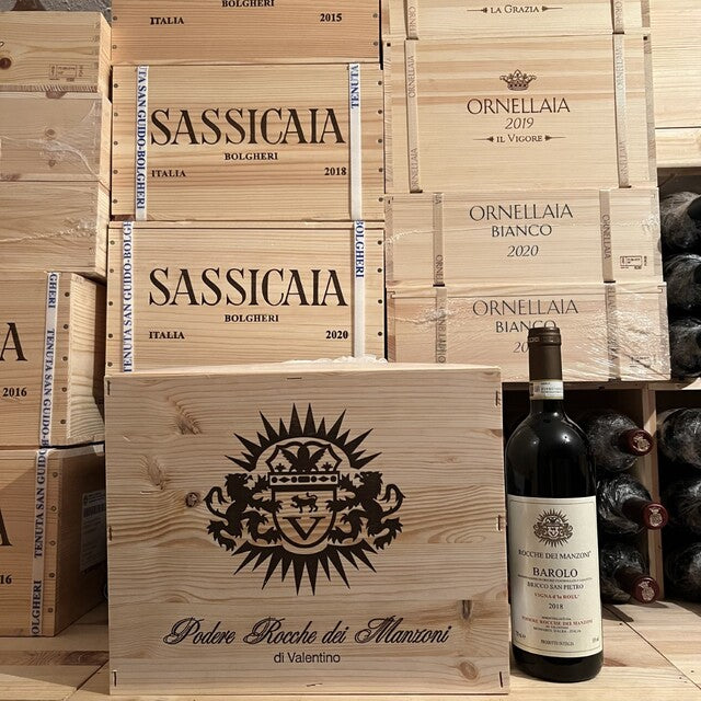 Barolo DOCG Bricco San Pietro "Vigna d'la Roul" 2018 Rocche dei Manzoni Cassa Legno 6 Bottiglie