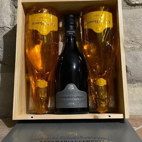 Ca Del Bosco Cassa Legno Degustazione Annamaria Clementi 2013 - Cuvee Prestige ed. 43 - ed. 44