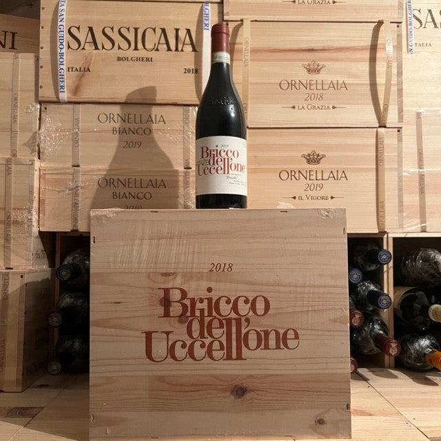 Bricco dell'Uccellone 2018 Barbera d'Asti DOCG Braida Cassa Legno 6 Bottiglie