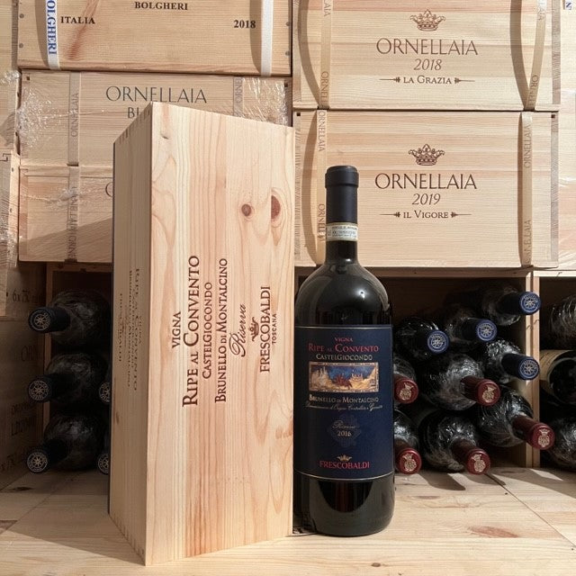 Ripe al Convento 2016 Magnum in Cassa Legno Brunello di Montalcino Riserva DOCG Castelgiocondo Marchesi Frescobaldi
