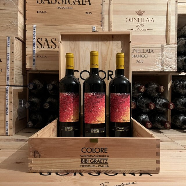 Colore 2018 Bibi Graetz - Cassa Legno 3 Bottiglie