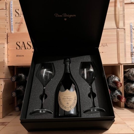 Dom Perignon Vintage 2008 Cofanetto con 2 Calici Riedel