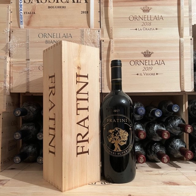 Fratini 2017 Magnum Tenuta Hortense Bolgheri Superiore DOC in Cassa Legno