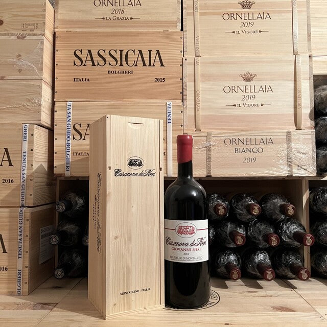 Brunello di Montalcino Giovanni Neri 2018 Magnum in Cassa Legno Casanova di Neri
