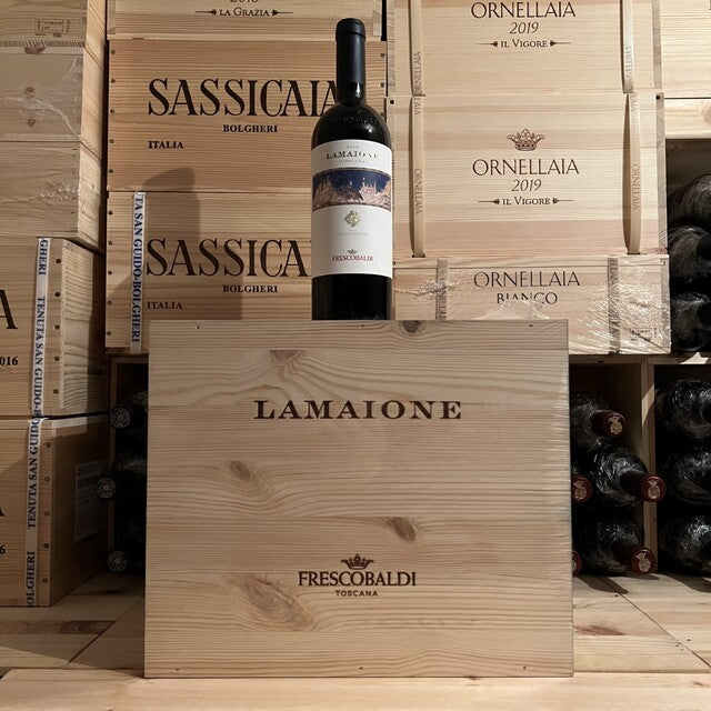 Lamaione 2018 Marchesi Frescobaldi Cassa Legno 6 Bottiglie