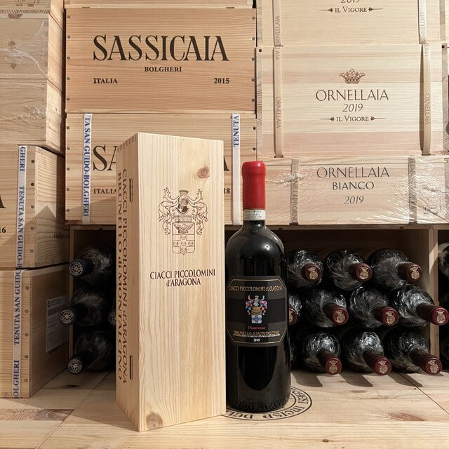 Brunello di Montalcino DOCG Pianrosso 2018 Magnum in Cassa Legno Ciacci Piccolomini d'Aragona
