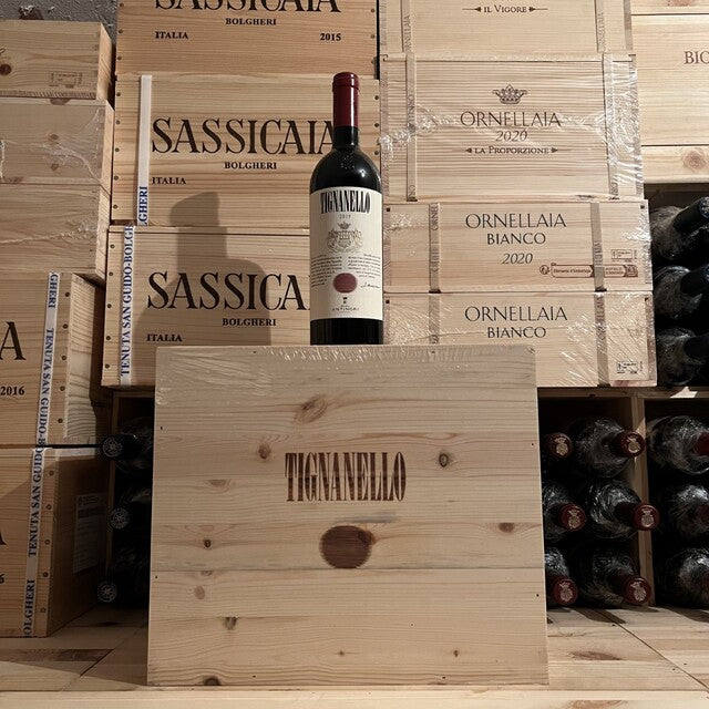Tignanello 2020 Marchesi Antinori Cassa Legno 6 bottiglie