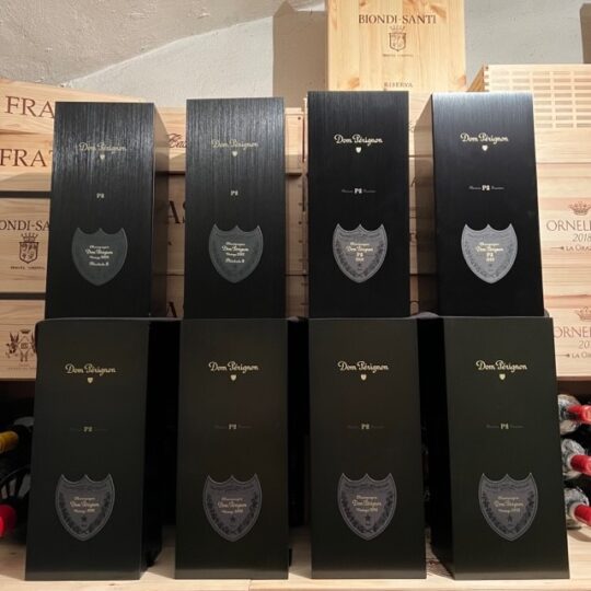 Dom Perignon P2 Verticale 1993 1995 1996 1998 1999 2000 2002 2003