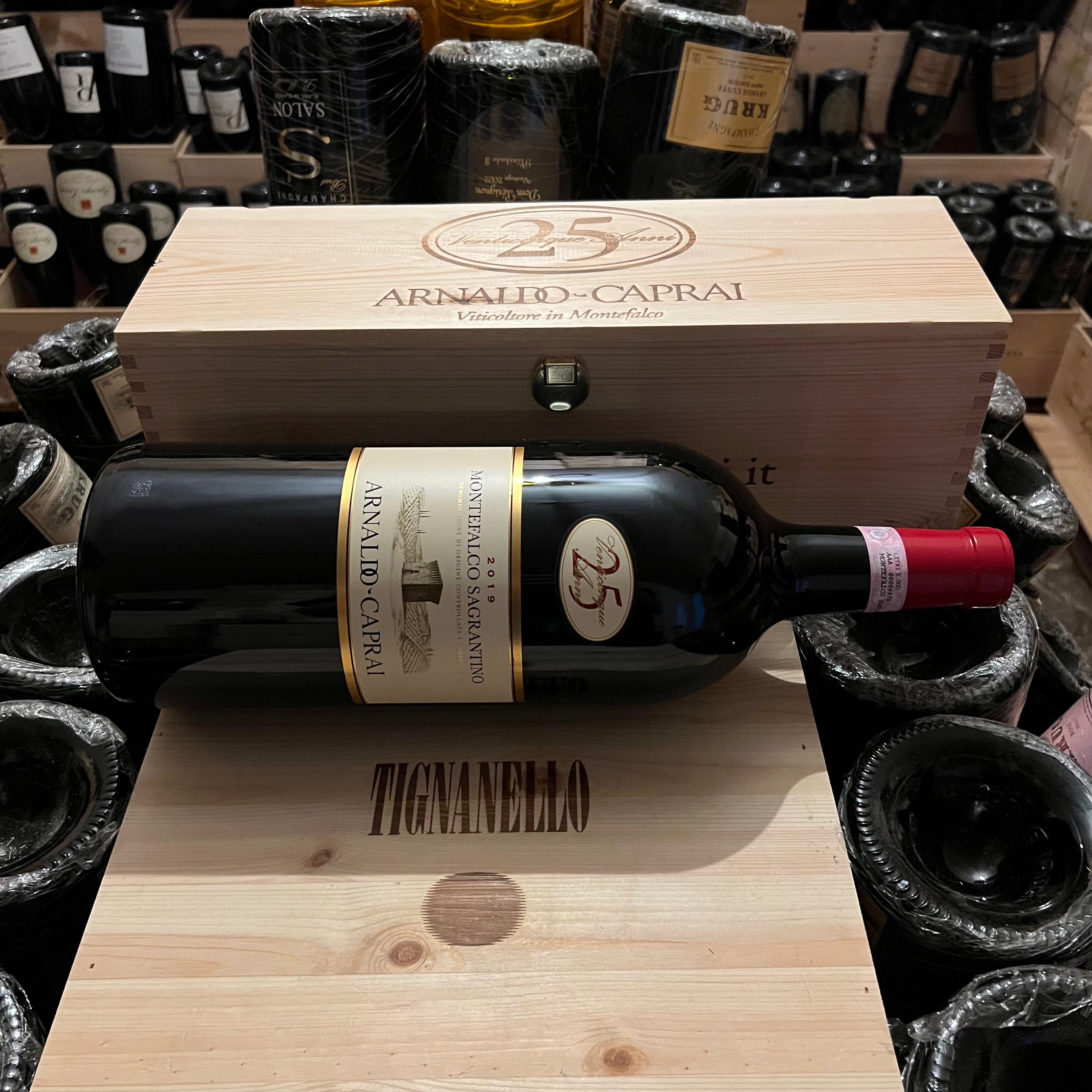 Montefalco Sagrantino DOCG 25 Anni Jeroboam 2019 Arnaldo Caprai in Cassa Legno