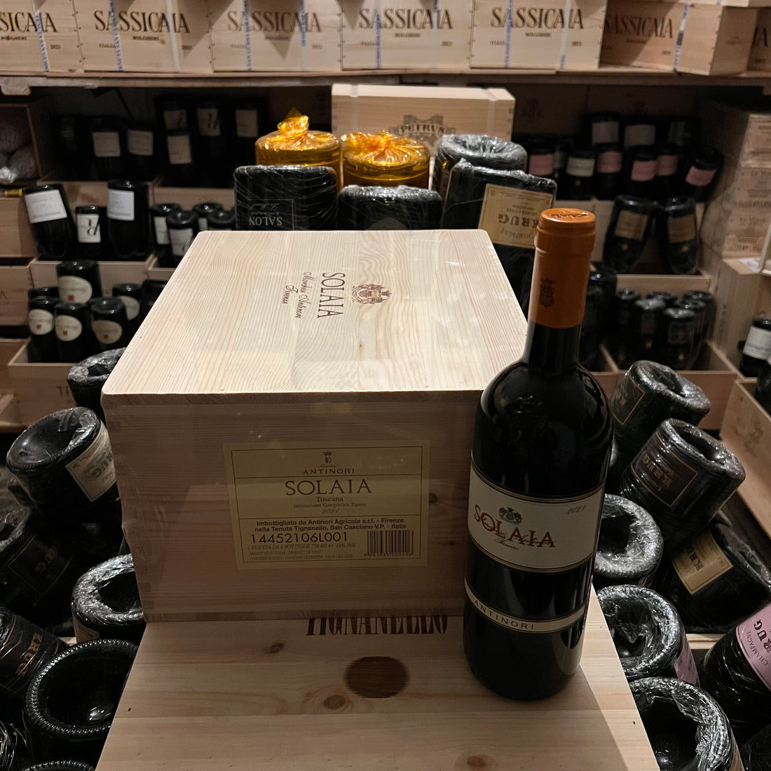 Solaia 2021 Tenuta Tignanello Marchesi Antinori - Cassa Legno 6 Bottiglie