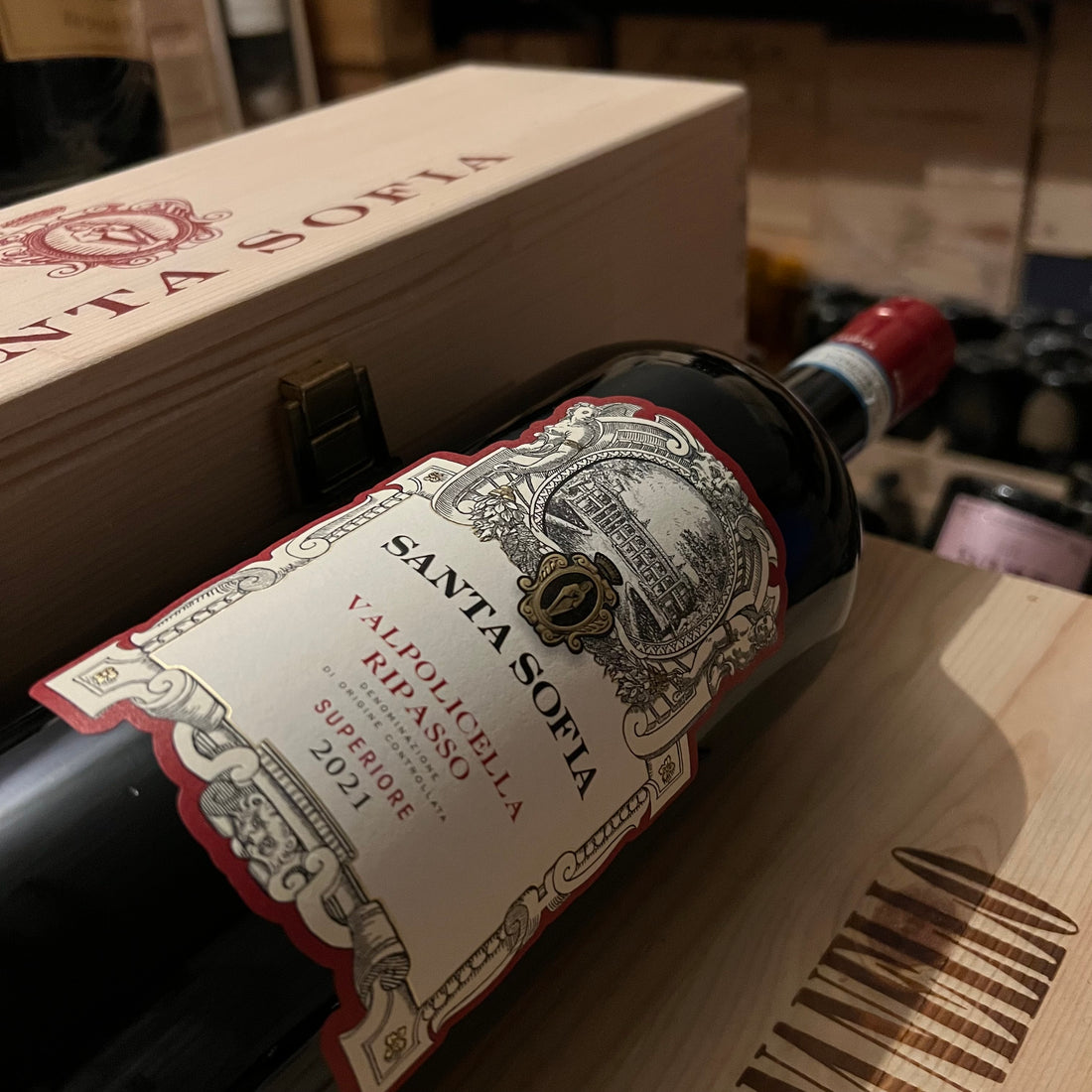 Santa Sofia Valpolicella Ripasso DOC Superiore 2021 Magnum - in Cassa Legno
