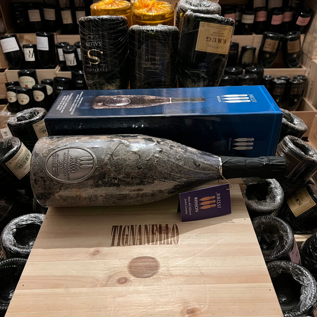 Abissi Portofino DOC 2019 Magnum Bisson Spumante Metodo Classico Dosaggio Zero Astucciato