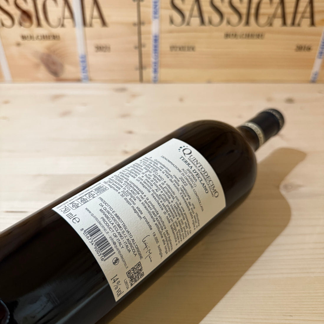 Aglianico Terra d'Eclano 2022 Quintodecimo