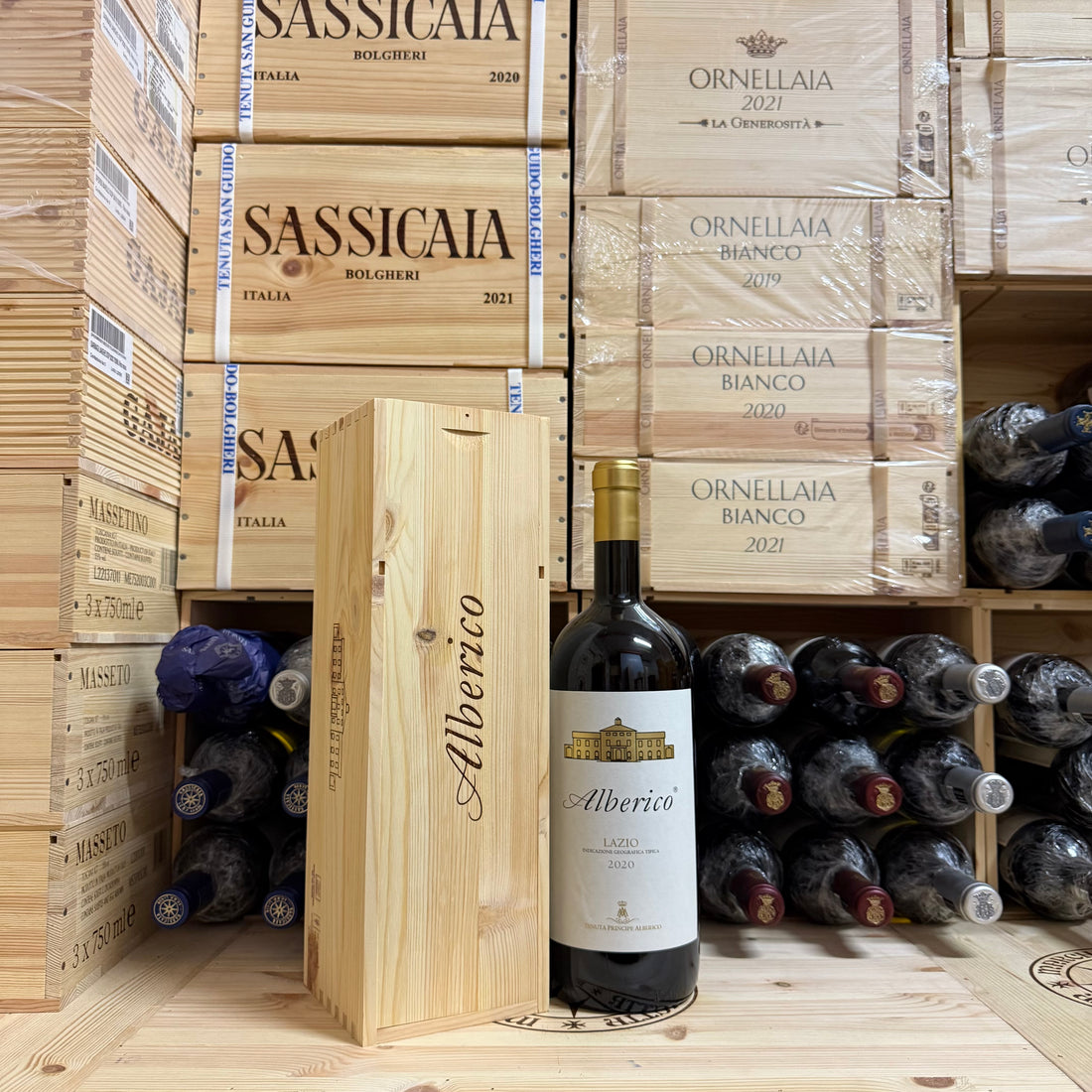 Alberico Bianco 2020 Magnum Tenuta Principe Alberico - in Cassa Legno
