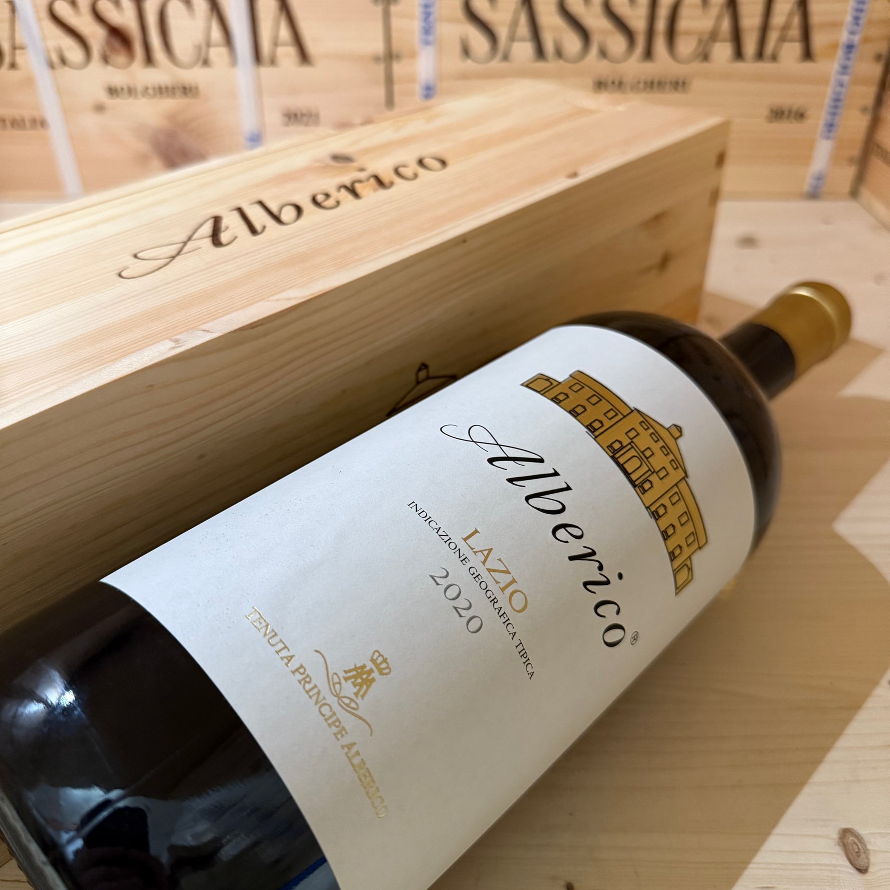 Alberico Bianco 2020 Magnum Tenuta Principe Alberico - in Cassa Legno