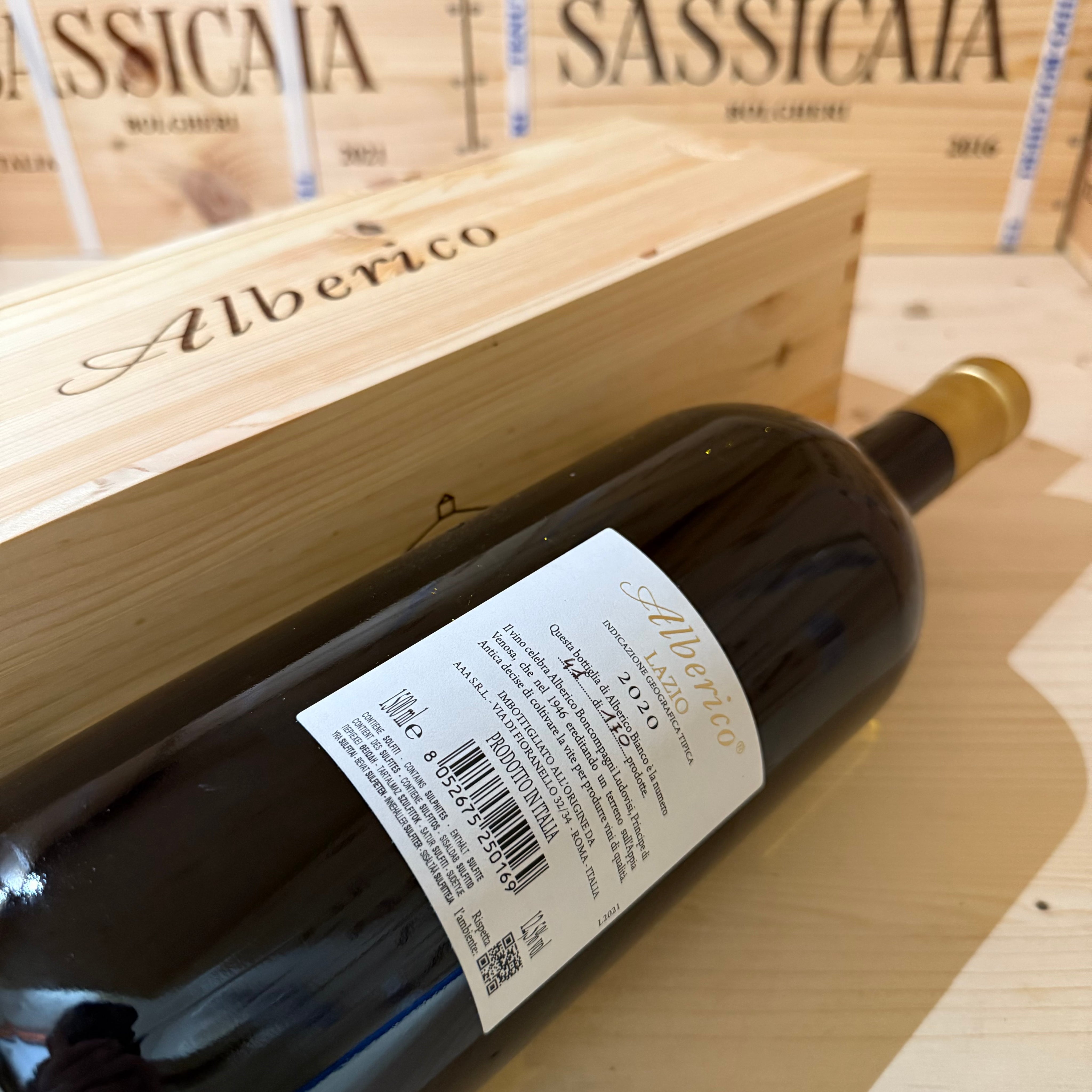 Alberico Bianco 2020 Magnum Tenuta Principe Alberico - in Cassa Legno