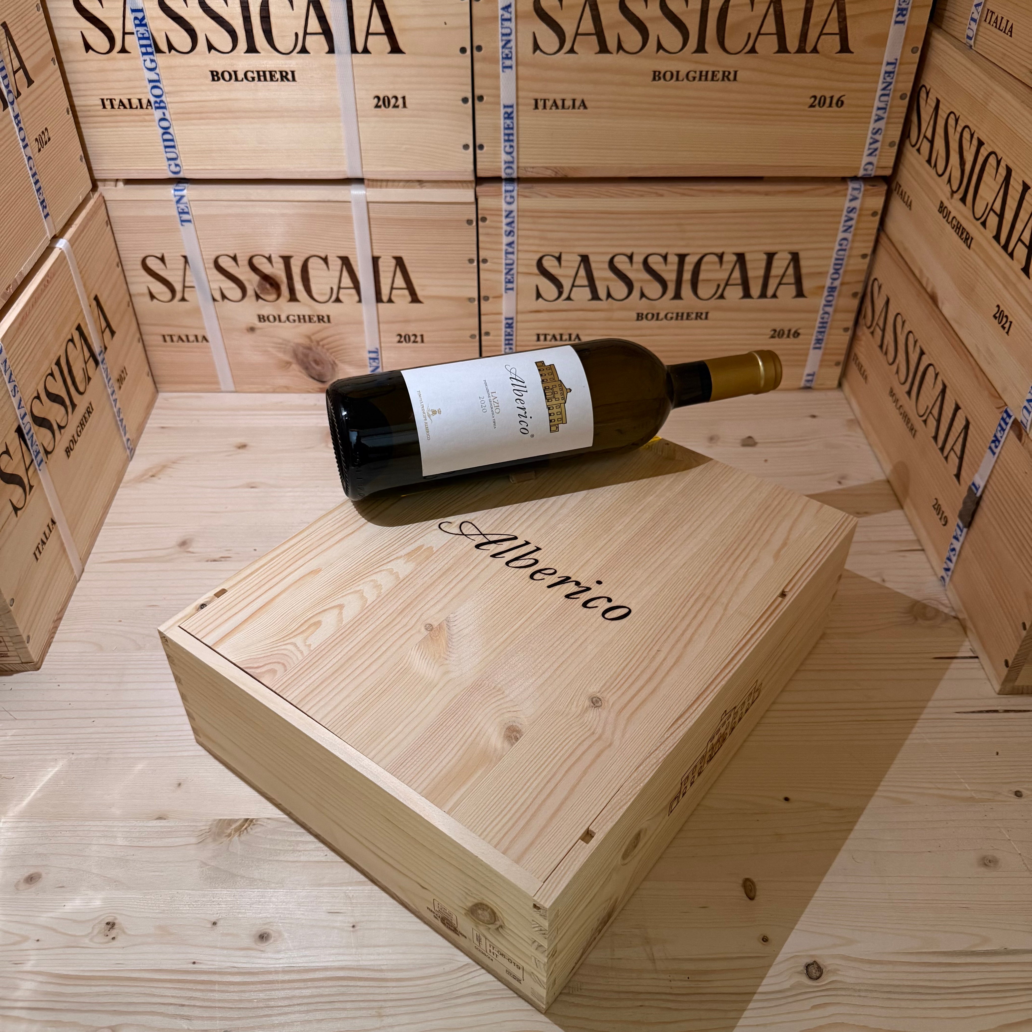 Alberico Bianco 2020 Tenuta Principe Alberico - Cassa Legno 3 Bottiglie