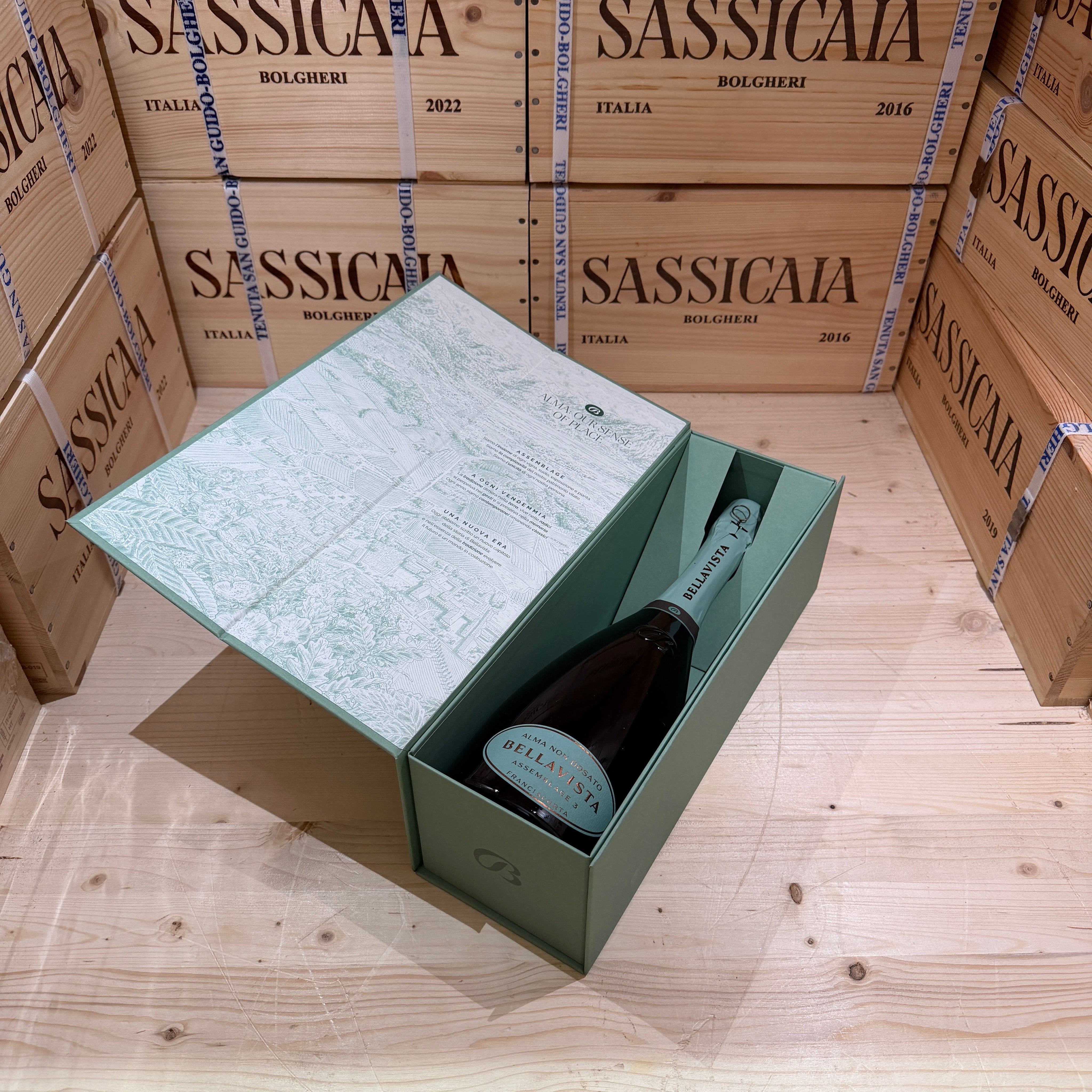 Alma Non Dosato Assemblage 3 Bellavista Franciacorta DOCG - Astucciato