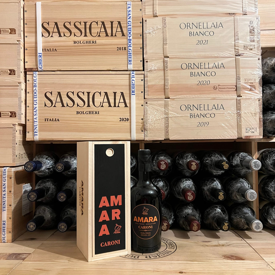 Amara Caroni Full Proof Single Cask 50 cl. 30° - In Cassa Legno