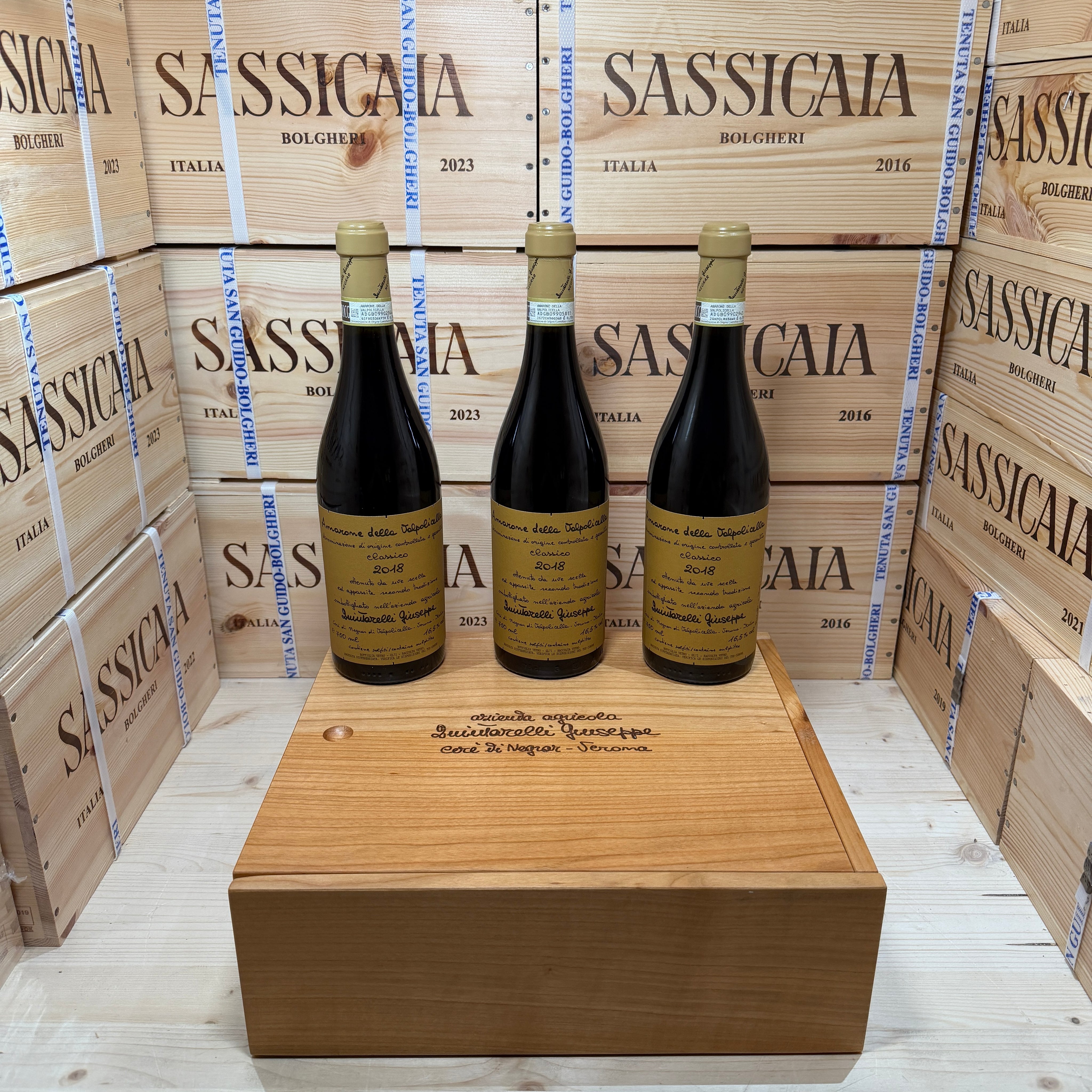 Amarone della Valpolicella Classico 2018 Quintarelli Giuseppe - Cassa Legno 3 Bottiglie