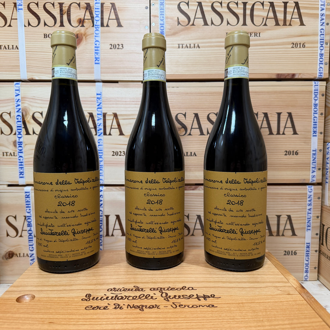 Amarone della Valpolicella Classico 2018 Quintarelli Giuseppe - Cassa Legno 3 Bottiglie