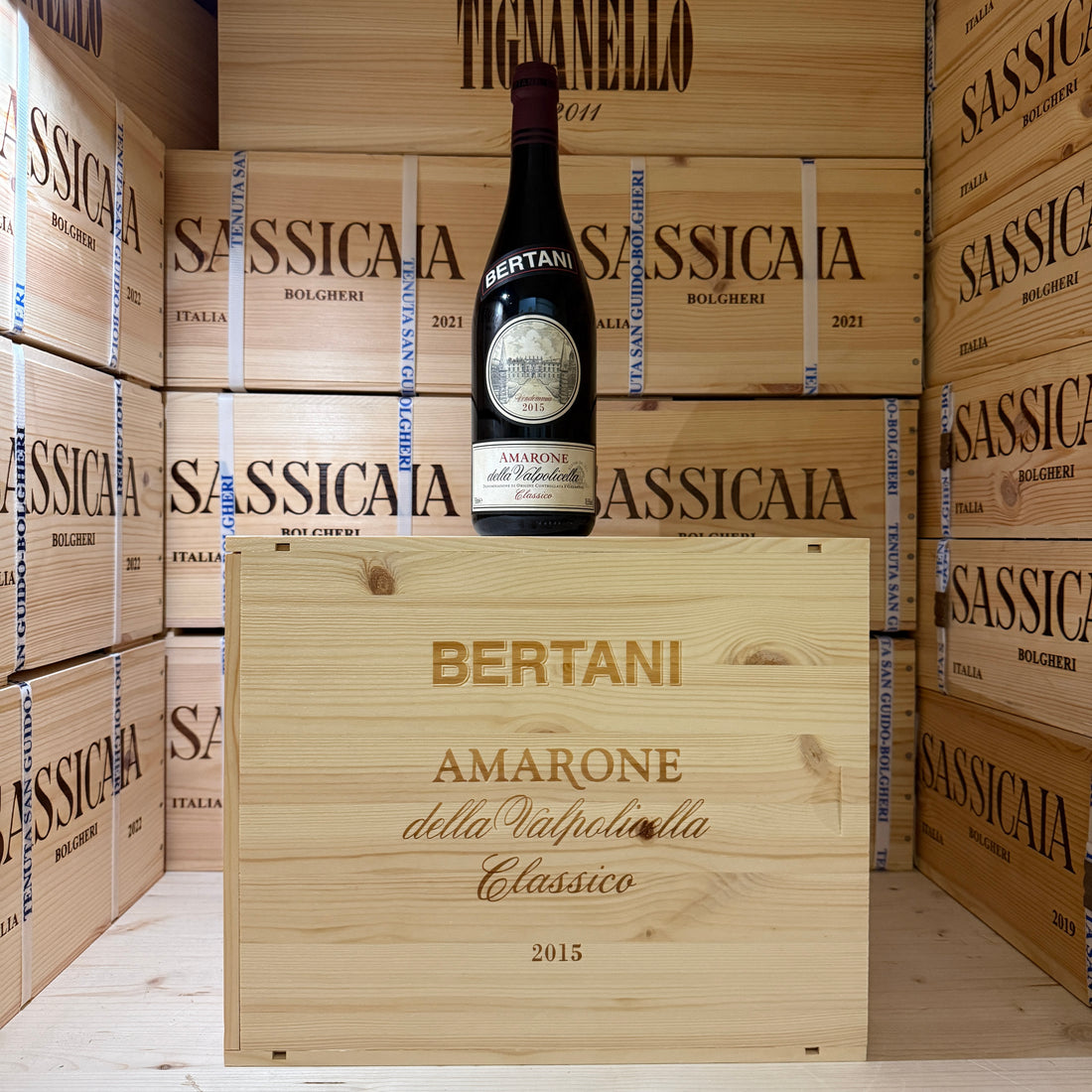 Amarone della Valpolicella DOCG Classico Bertani 2015 - Cassa Legno 6 Bottiglie