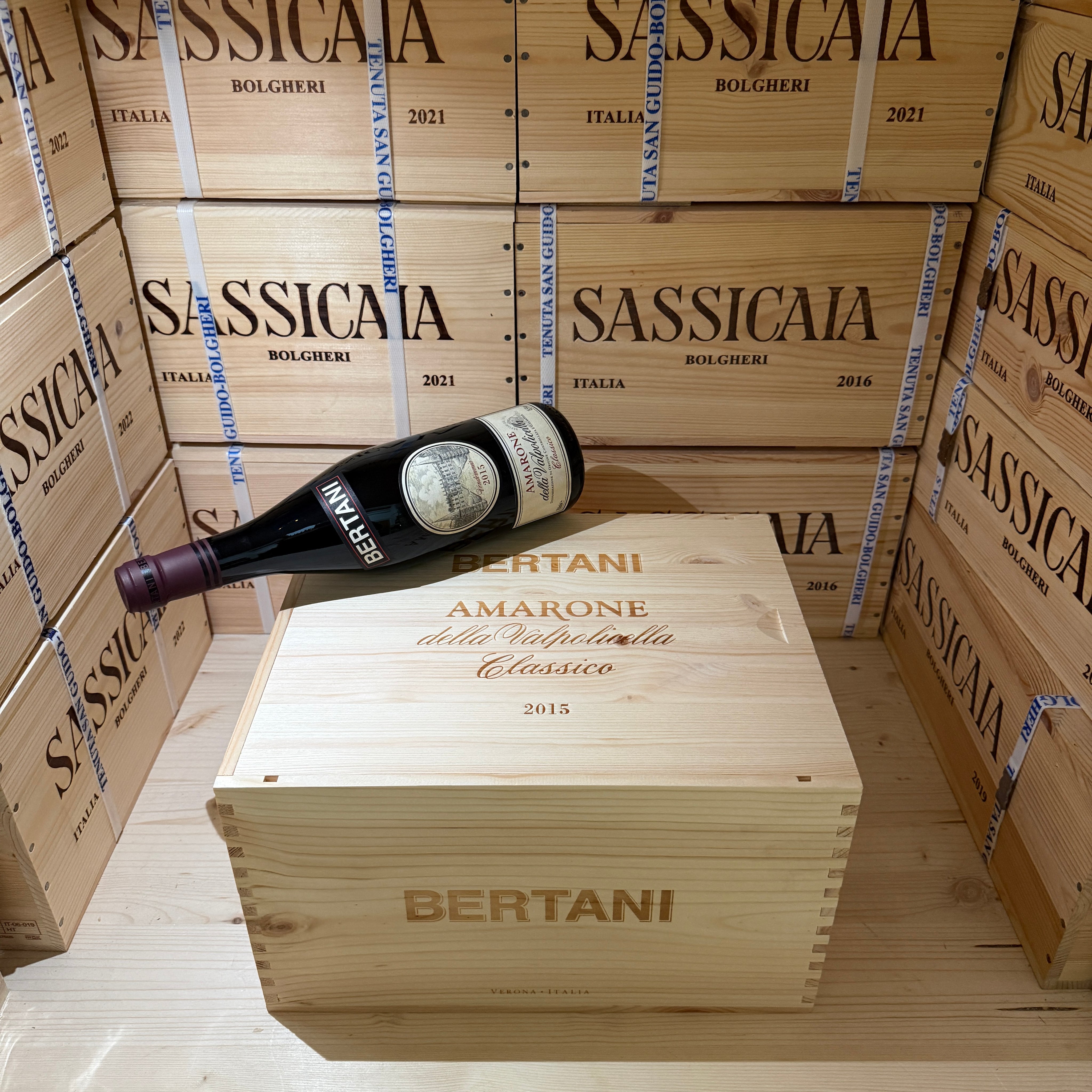 Amarone della Valpolicella DOCG Classico Bertani 2015 - Cassa Legno 6 Bottiglie