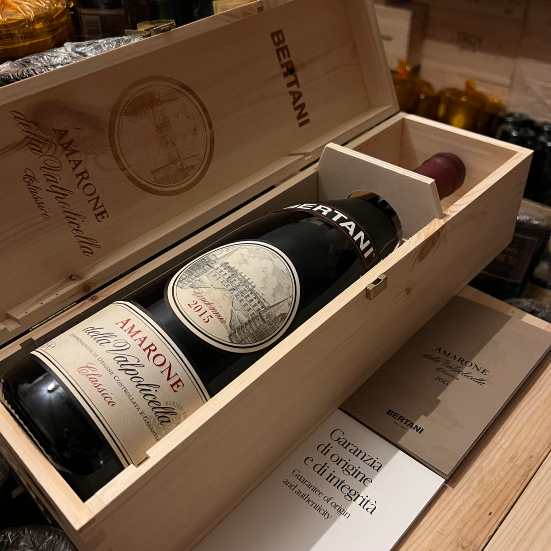Amarone della Valpolicella DOCG Classico Bertani 2015 Magnum - in Cassa Legno
