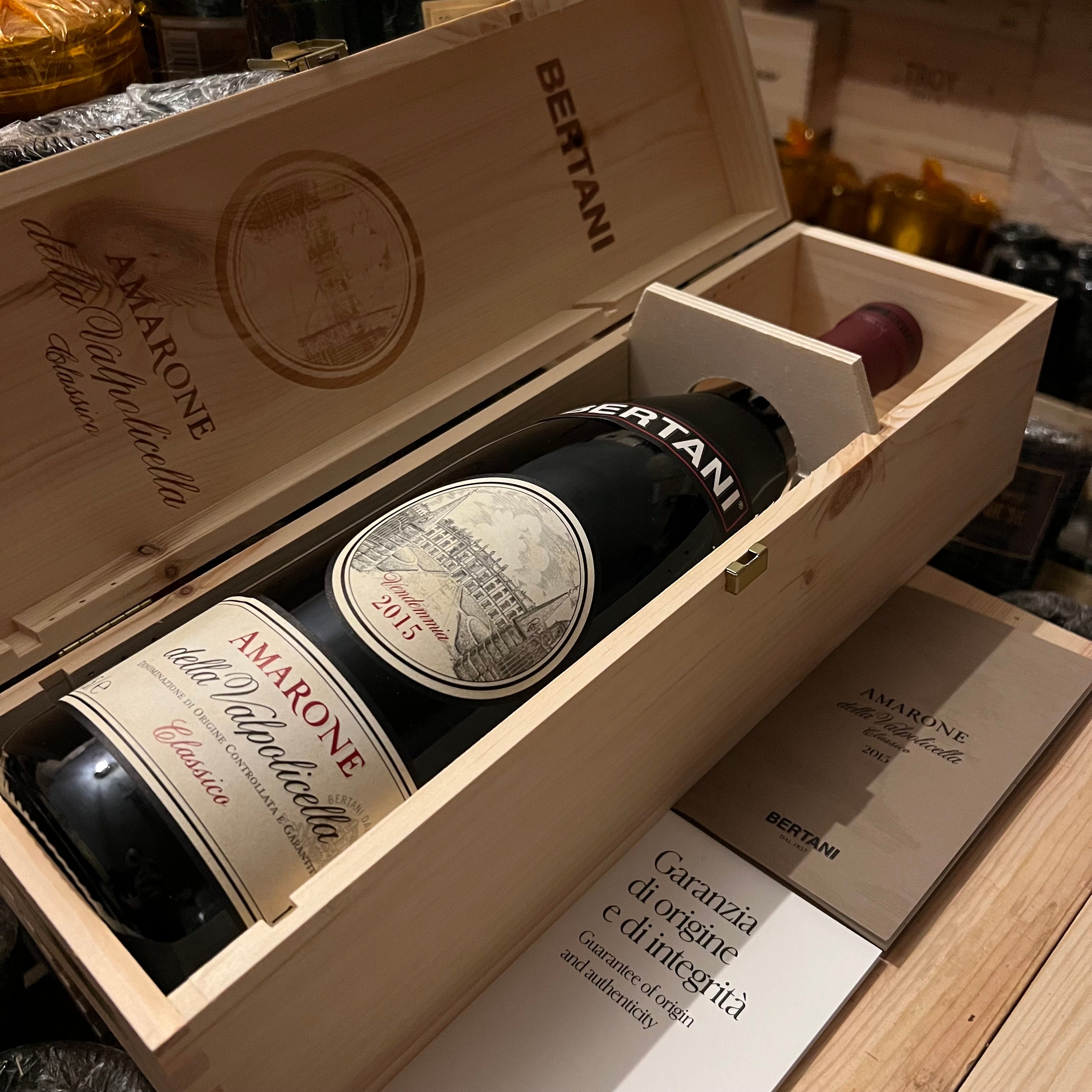 Amarone della Valpolicella DOCG Classico Bertani 2015 Magnum - in Cassa Legno