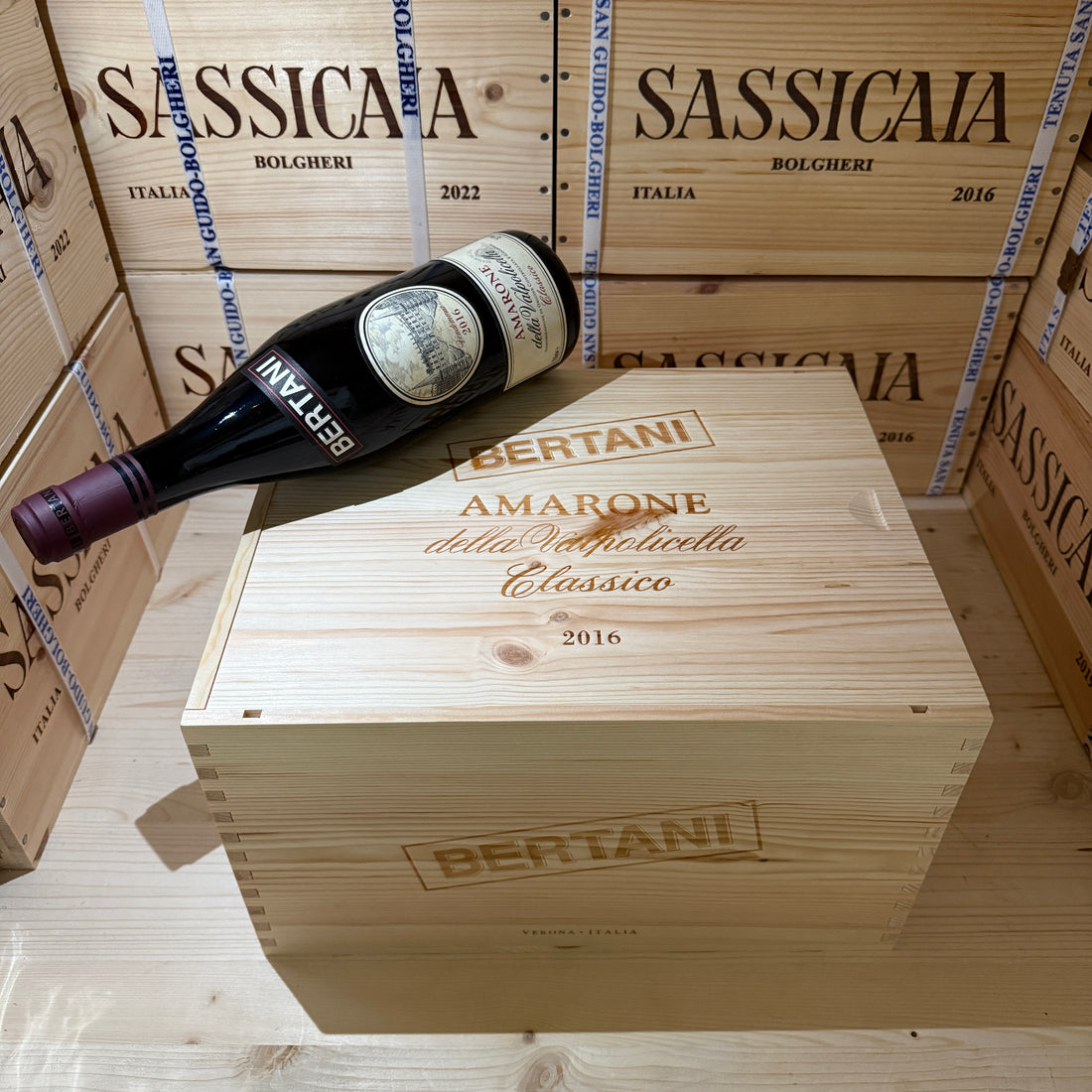 Amarone della Valpolicella DOCG Classico Bertani 2016 - Cassa Legno 6 Bottiglie