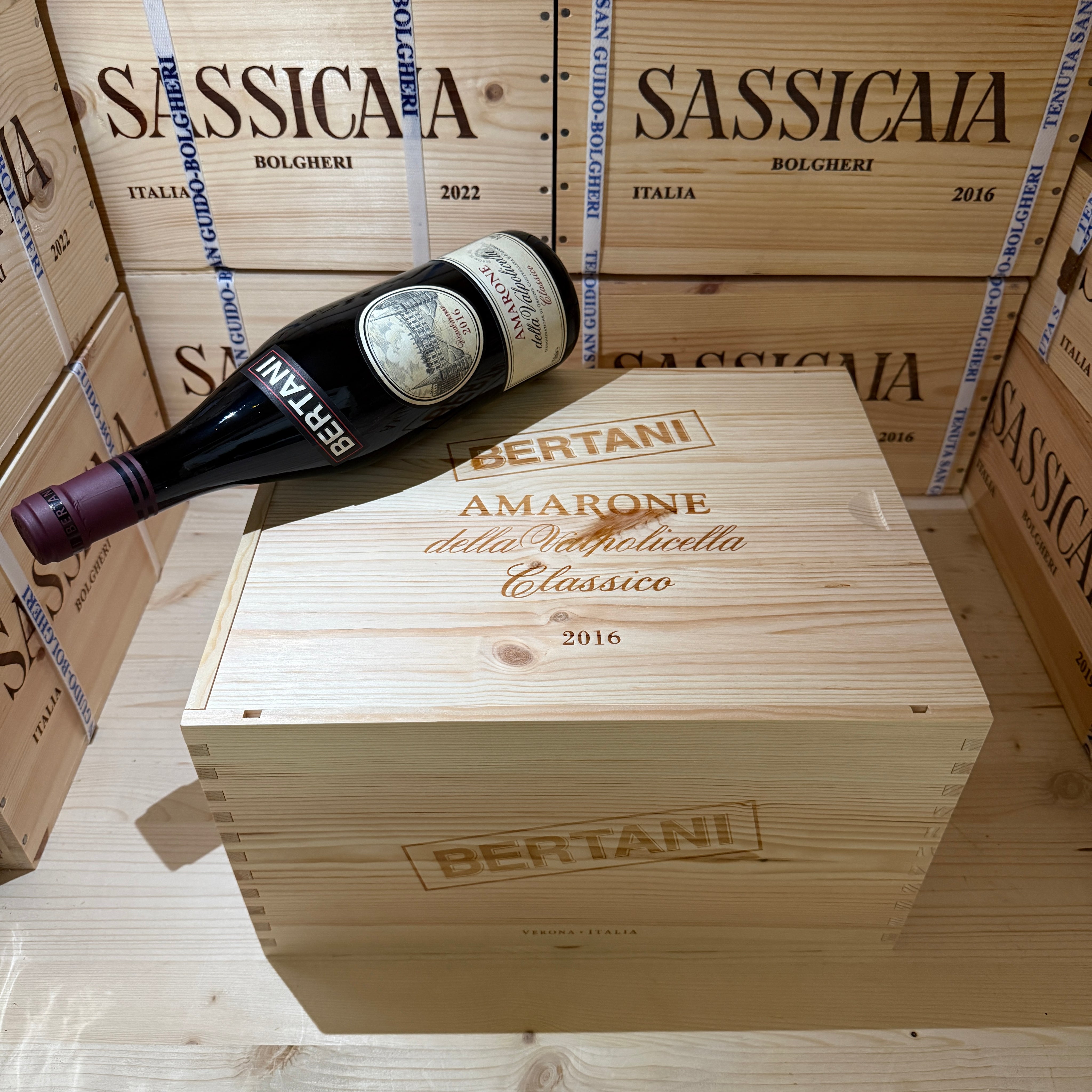 Amarone della Valpolicella DOCG Classico Bertani 2016 - Cassa Legno 6 Bottiglie