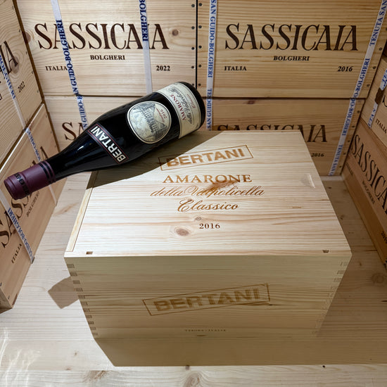 Amarone della Valpolicella DOCG Classico Bertani 2016 - Cassa Legno 6 Bottiglie