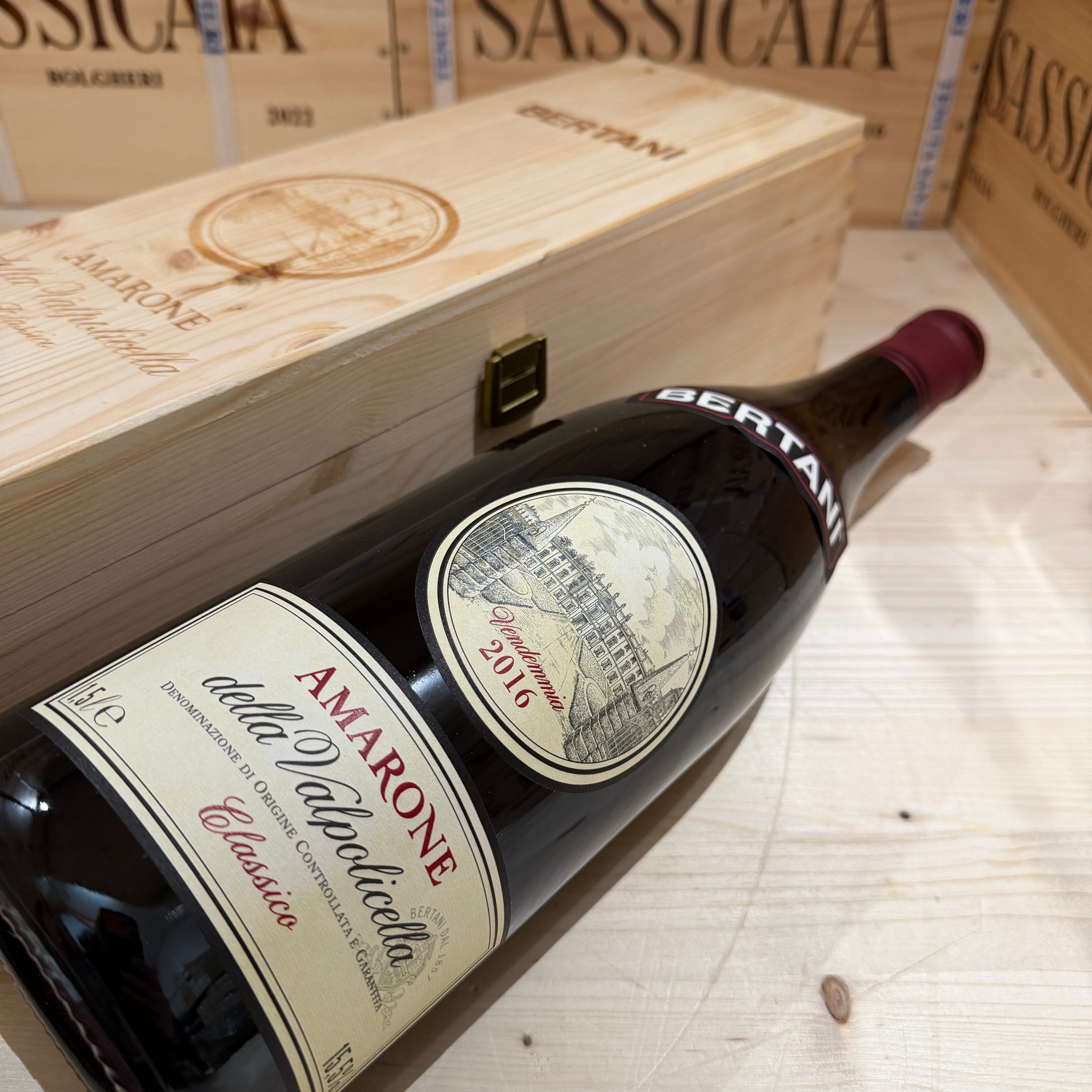 Amarone della Valpolicella DOCG Classico Bertani 2016 Magnum - in Cassa Legno