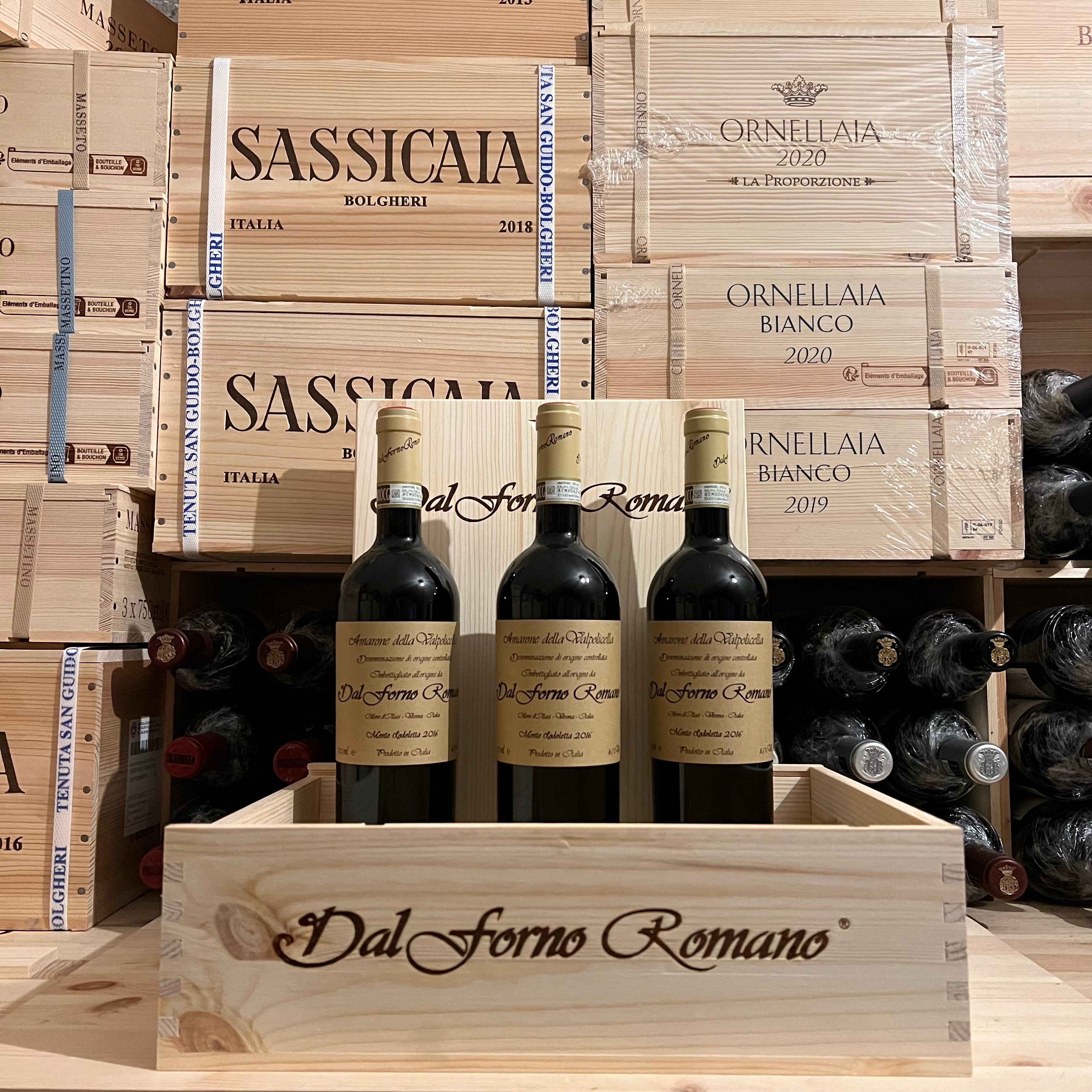 Amarone della Valpolicella DOCG Monte Lodoletta 2016 Dal Forno Romano - Cassa Legno 3 Bottiglie