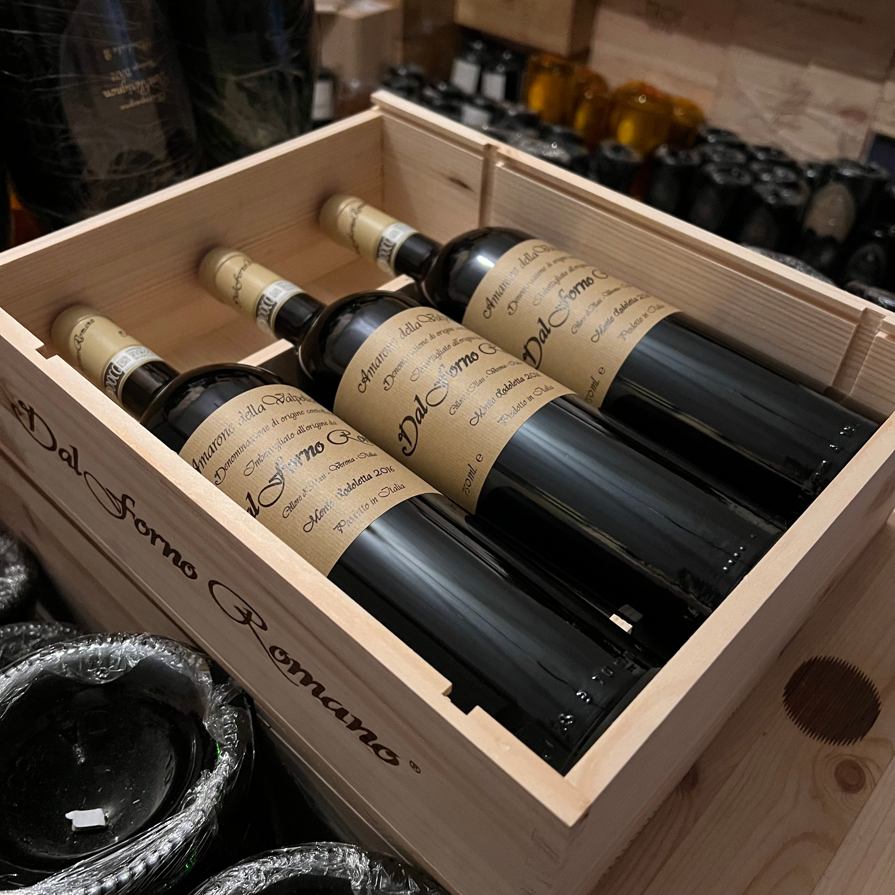 Amarone della Valpolicella DOCG Monte Lodoletta 2016 Dal Forno Romano - Cassa Legno 3 Bottiglie