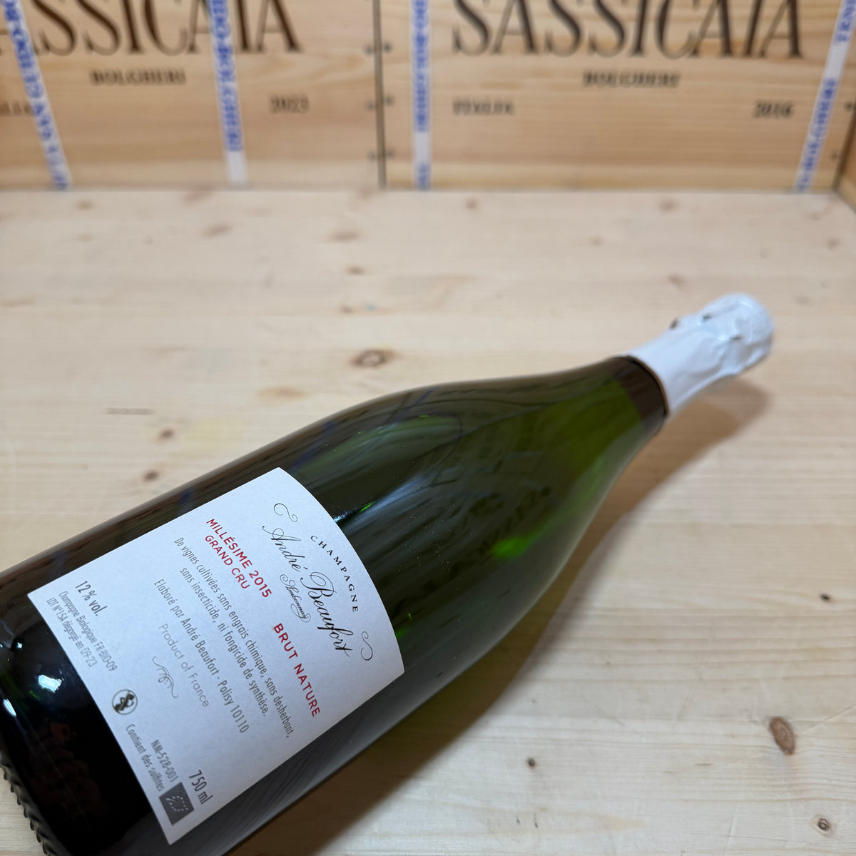 André Beaufort Ambonnay Millesime 2015 Grand Cru Brut - Deg. 09/2023