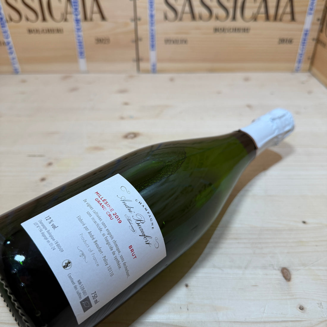 André Beaufort Ambonnay Millesime 2019 Grand Cru Brut - Deg. 01/2024