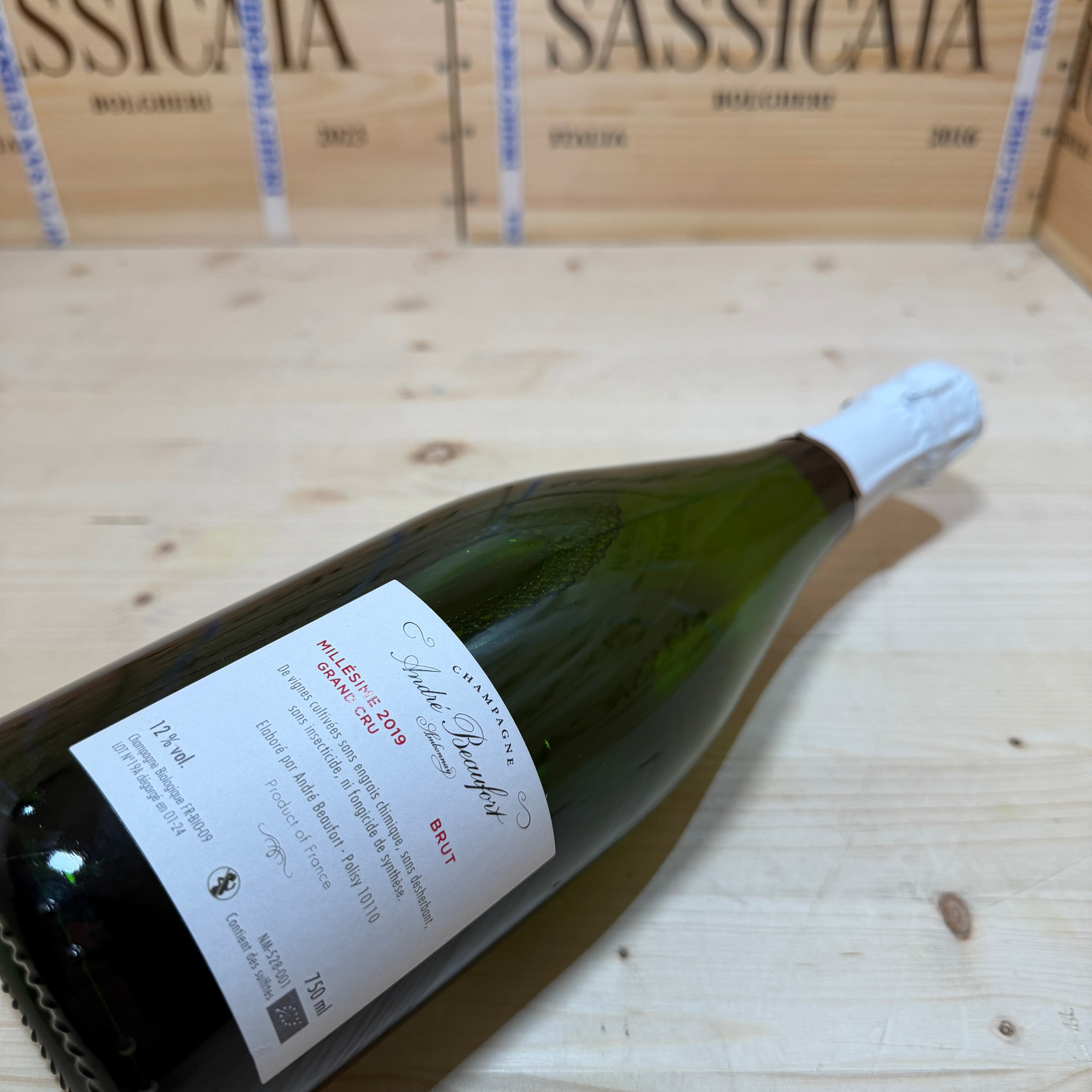 André Beaufort Ambonnay Millesime 2019 Grand Cru Brut - Deg. 01/2024