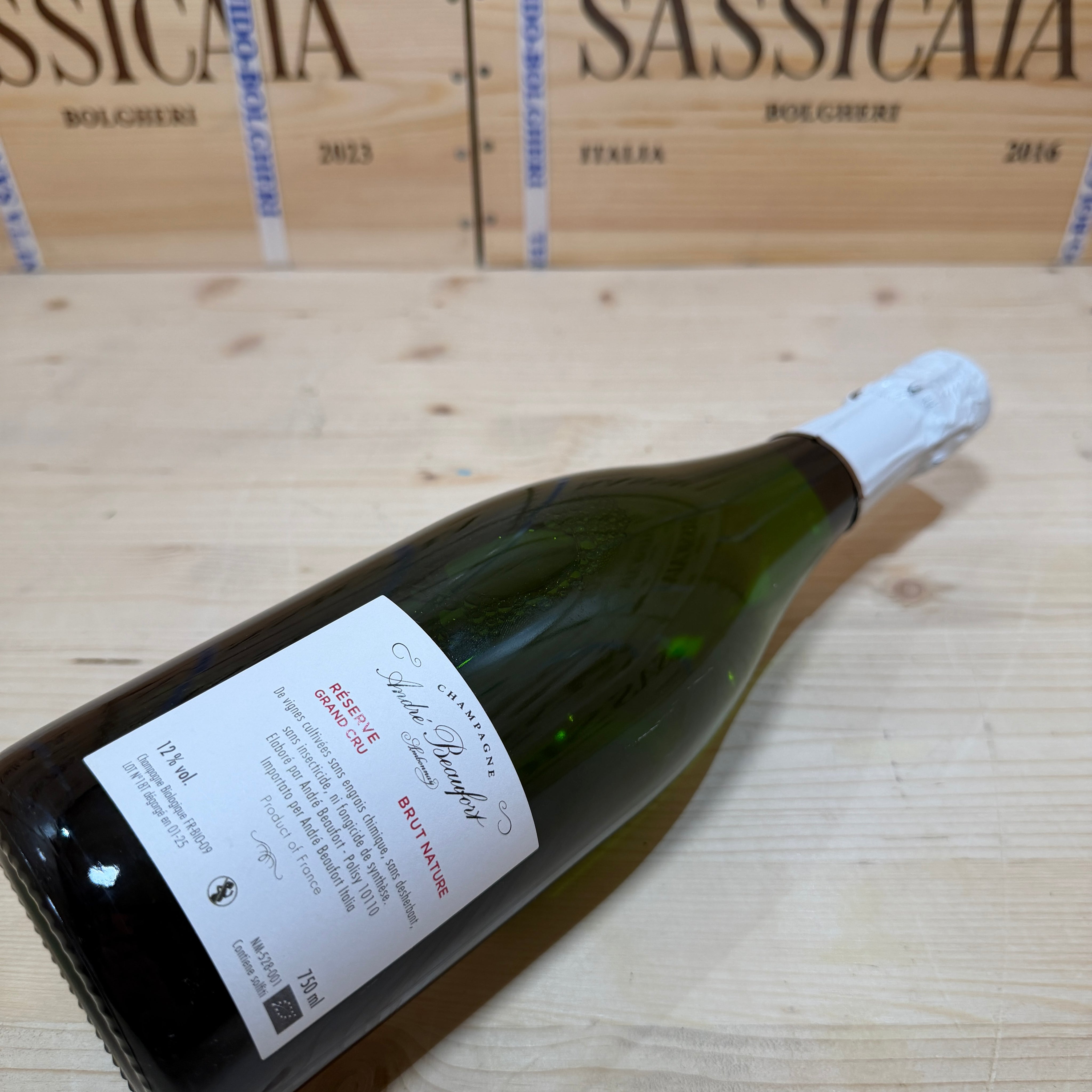 André Beaufort Ambonnay Reserve Grand Cru Brut Nature - Deg. 01/2025