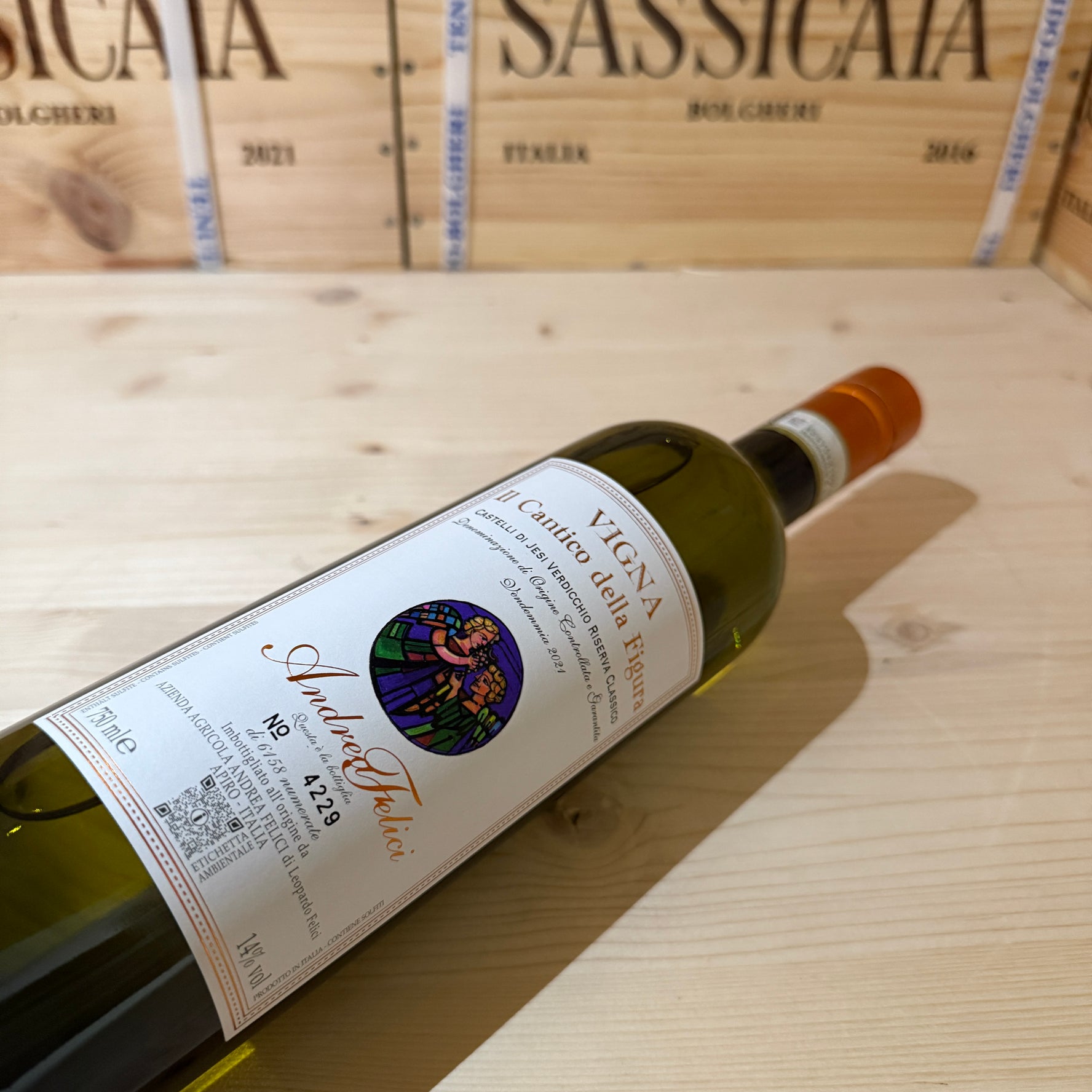 Andrea Felici Cantico della Figura 2021 Verdicchio dei Castelli di Jesi DOCG Riserva Classico