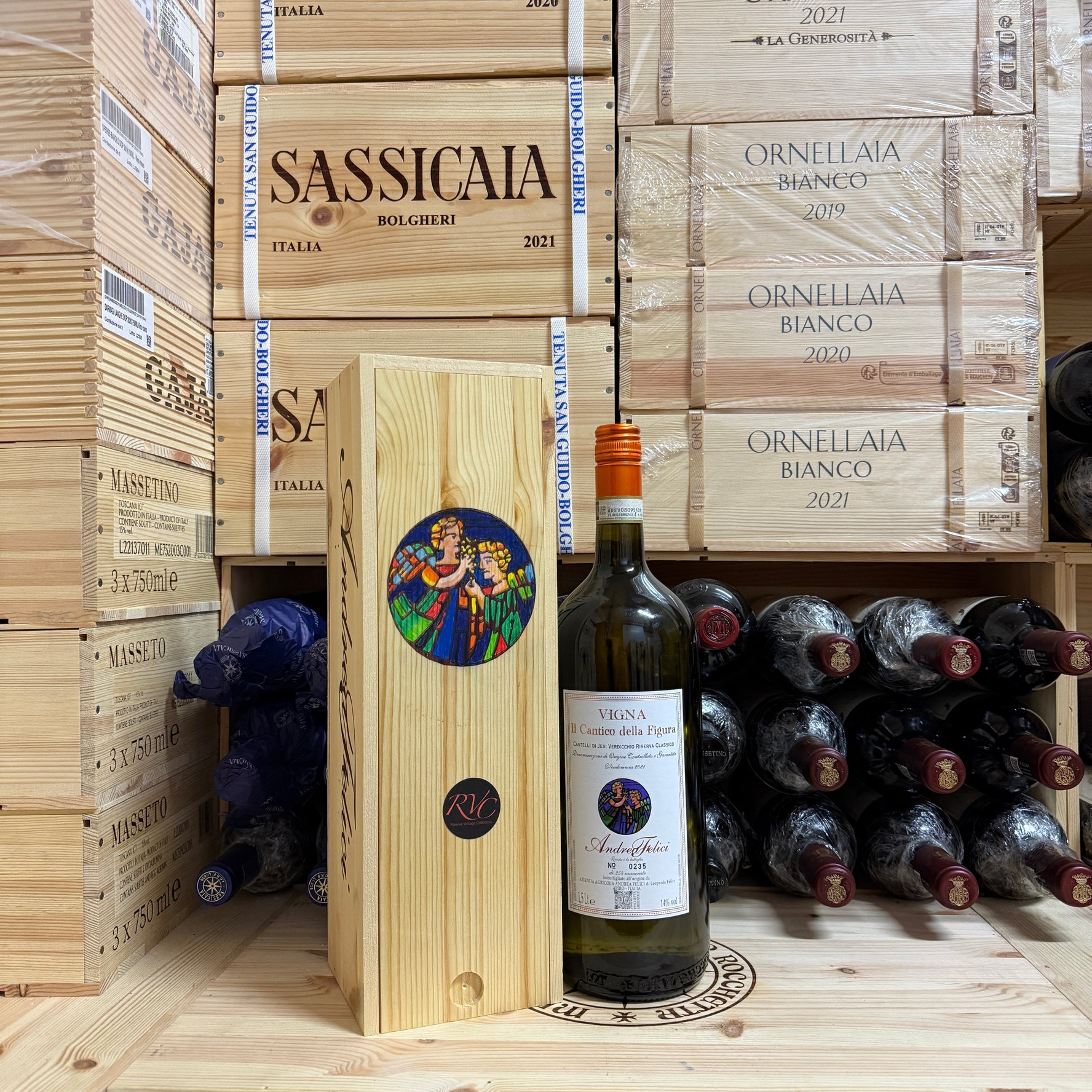 Andrea Felici Il Cantico della Figura 2021 Magnum Verdicchio dei Castelli di Jesi DOCG Riserva Classico - in Cassa Legno