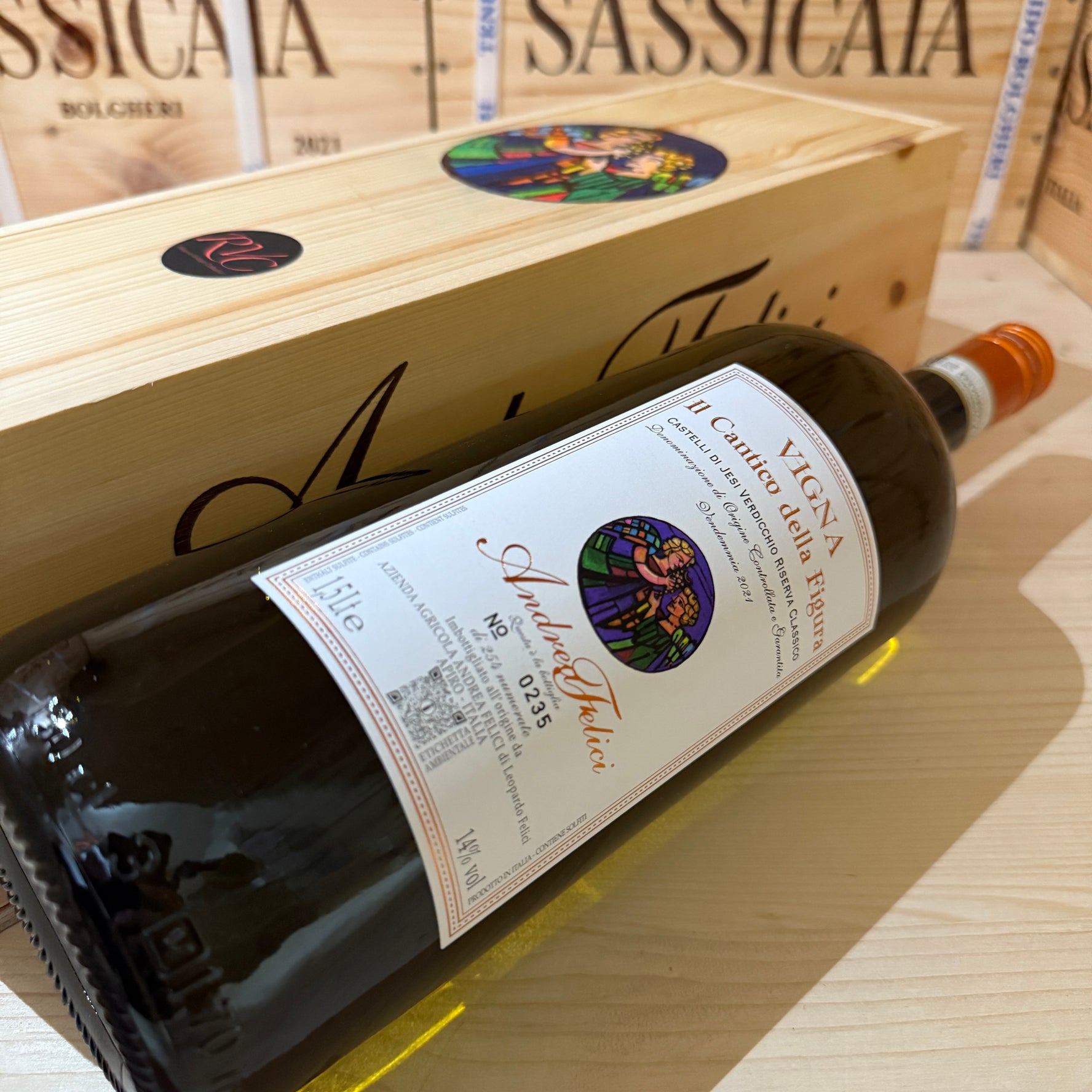 Andrea Felici Il Cantico della Figura 2021 Magnum Verdicchio dei Castelli di Jesi DOCG Riserva Classico - in Cassa Legno