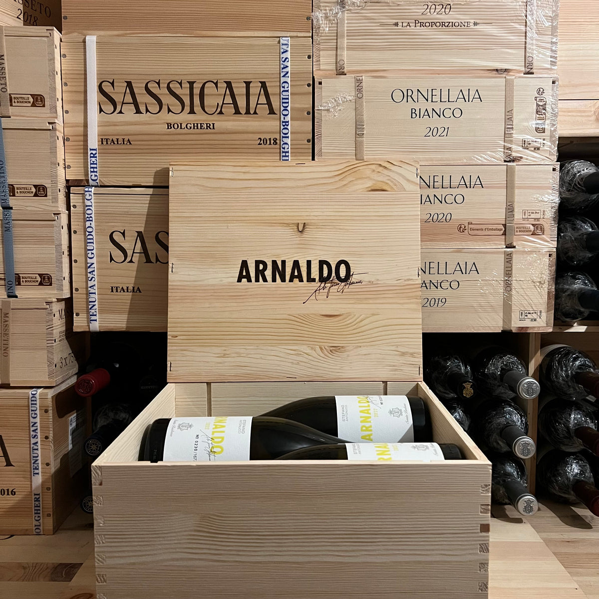 Arnaldo 2022 Santa Barbara Verdicchio dei Castelli di Jesi DOC - Cassa Legno 6 Bottiglie