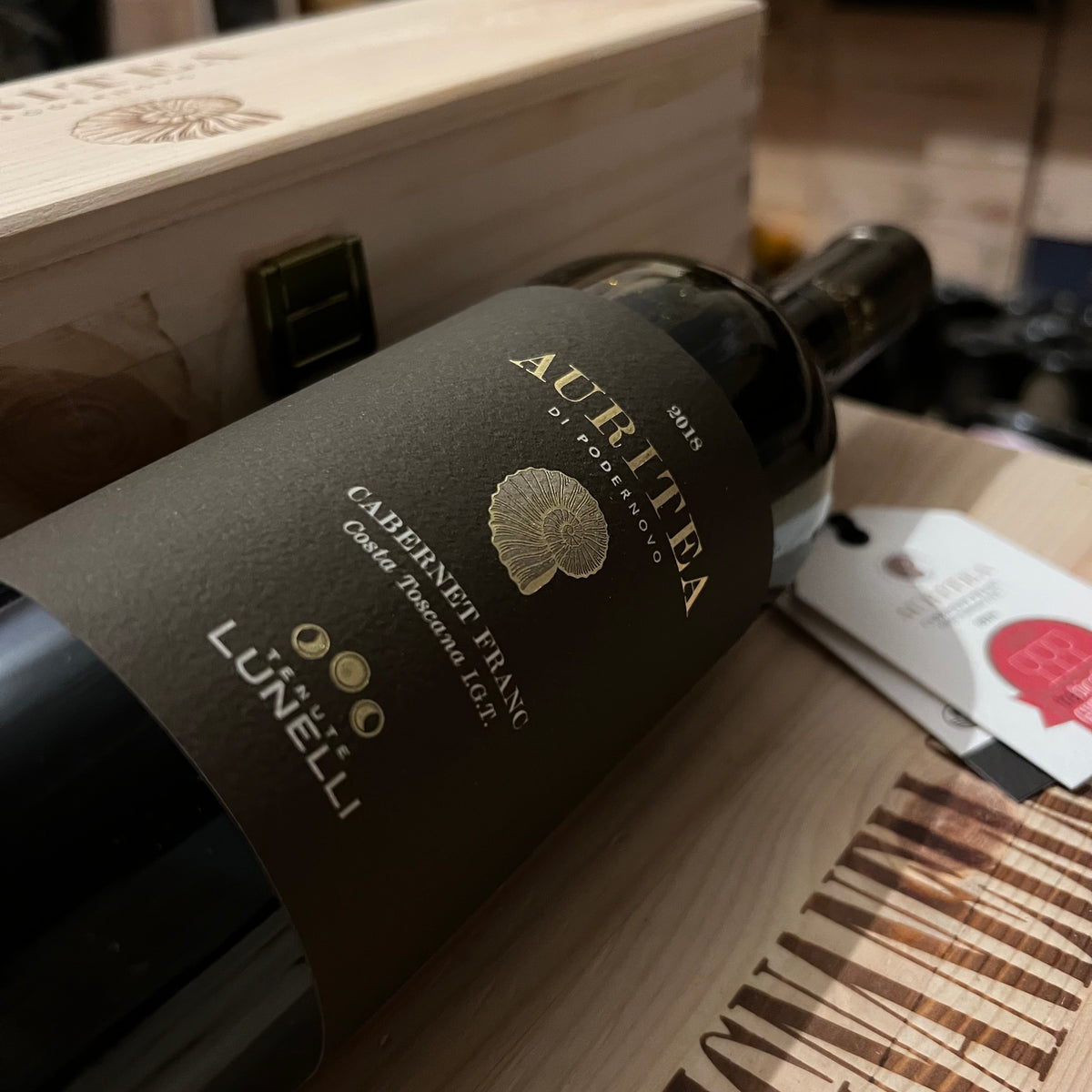 Auritea 2018 Costa Toscana IGT Tenute Lunelli - in Cassa Legno