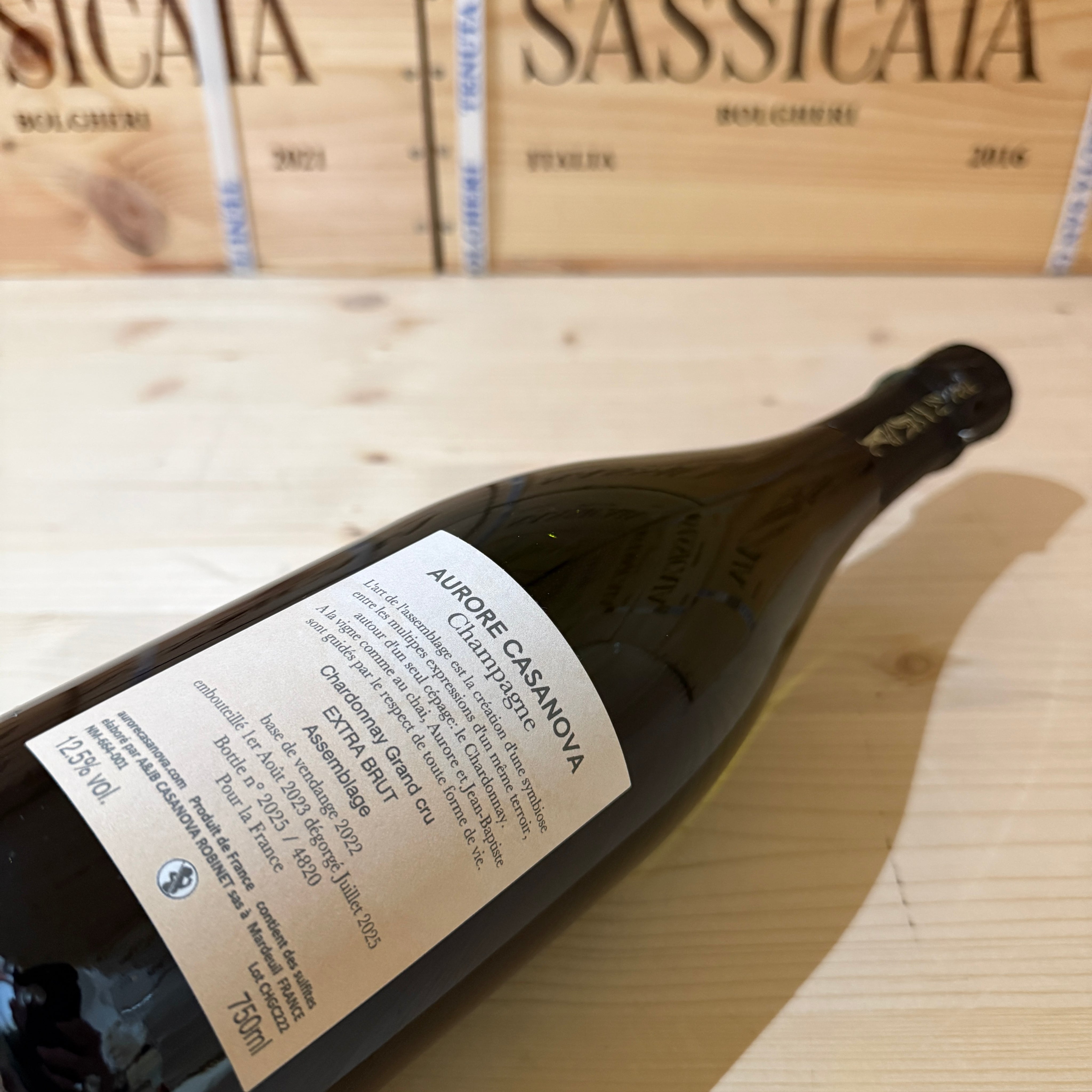 Aurore Casanova Chardonnay Grand Cru V22 - Deg. 07/2025