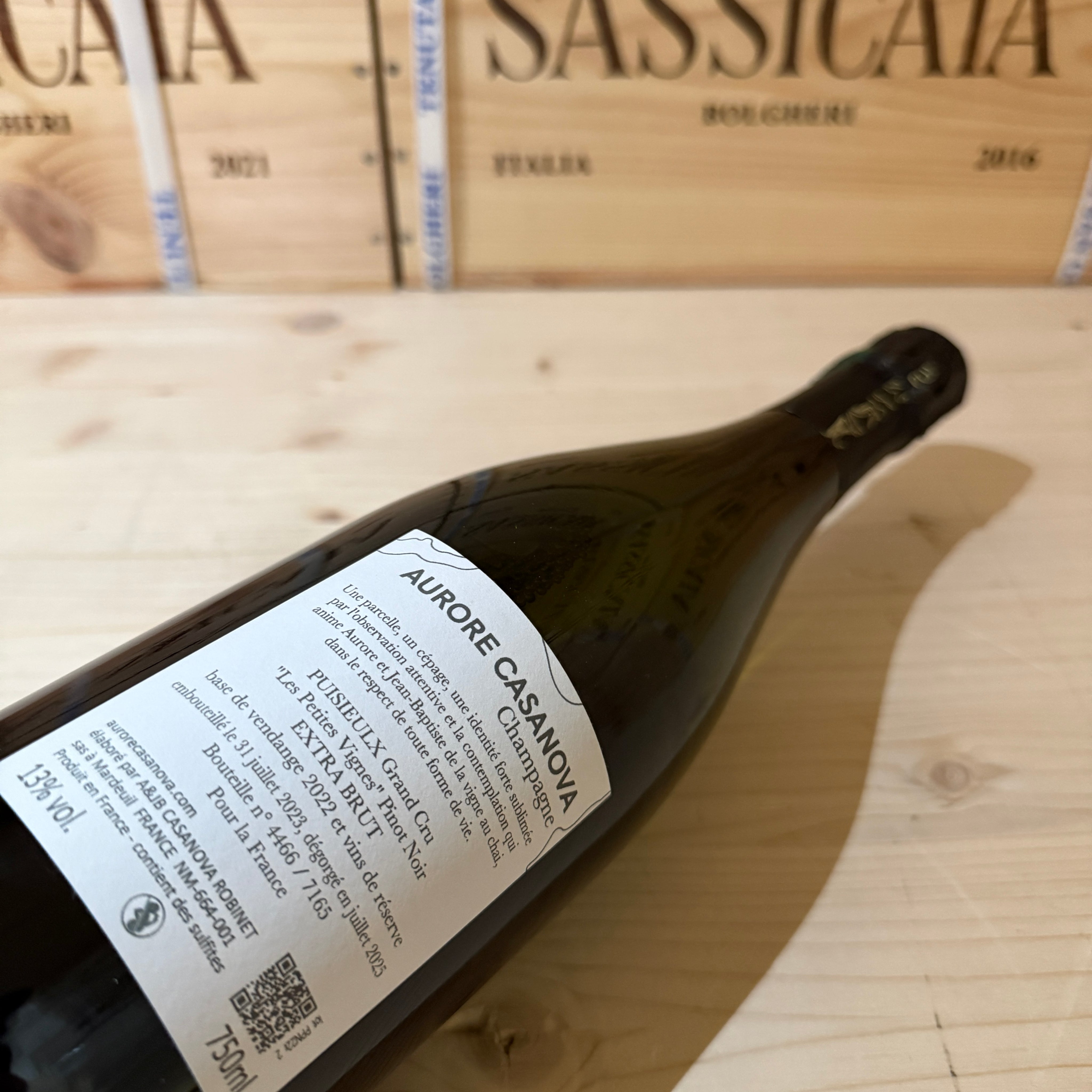 Aurore Casanova Puisieulx Grand Cru "Les Petites Vignes" Pinot Noir V22 - Deg. 07/2025