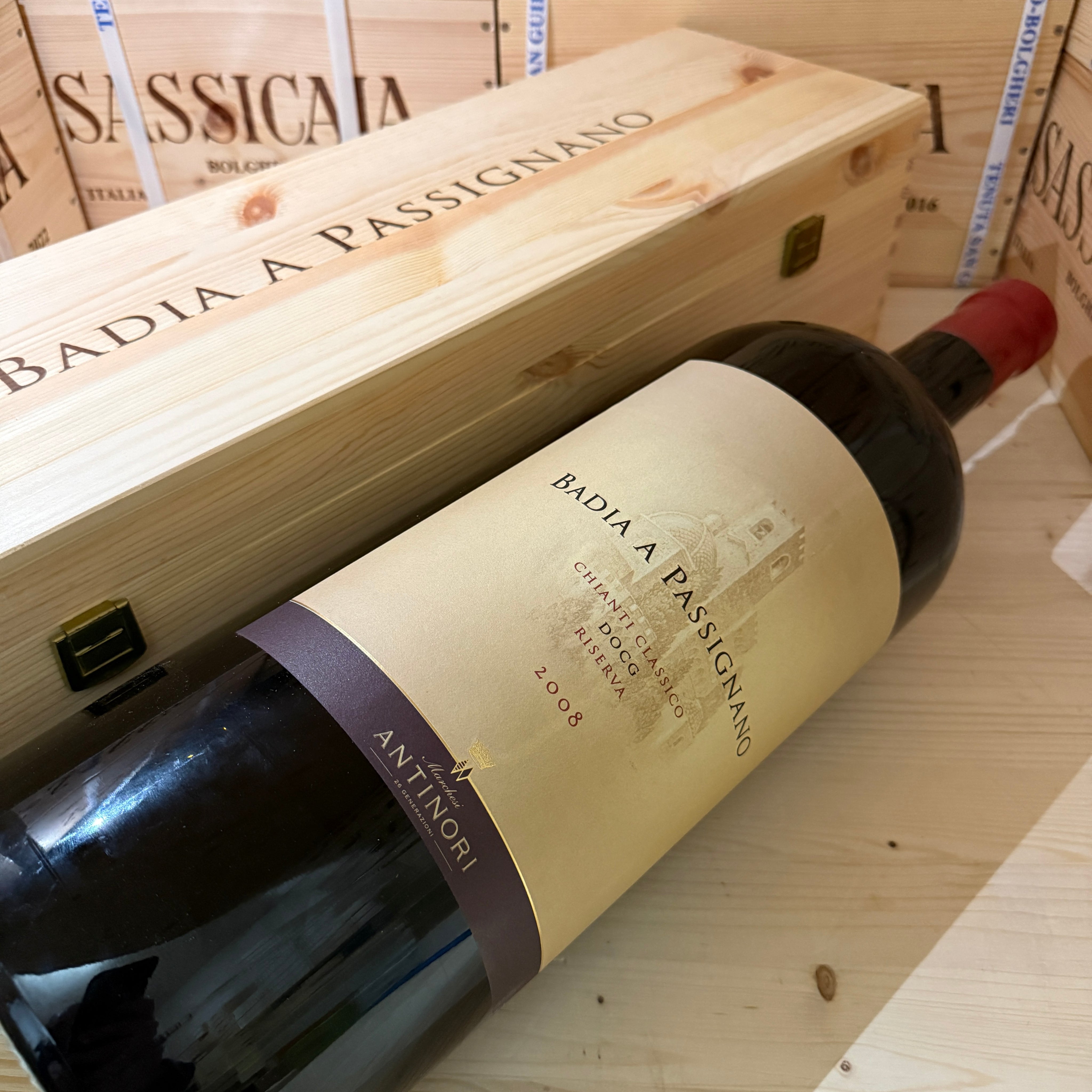 Badia a Passignano 2008 Mckenzie - 5 Litri - Chianti Classico Gran Selezione DOCG Marchesi Antinori - in Cassa Legno - Release 2025