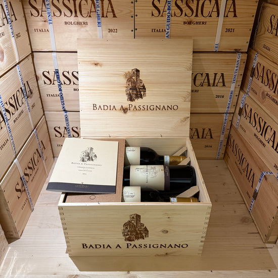 Badia a Passignano 2022 Chianti Classico Gran Selezione DOCG Marchesi Antinori - Cassa Legno 6 Bottiglie