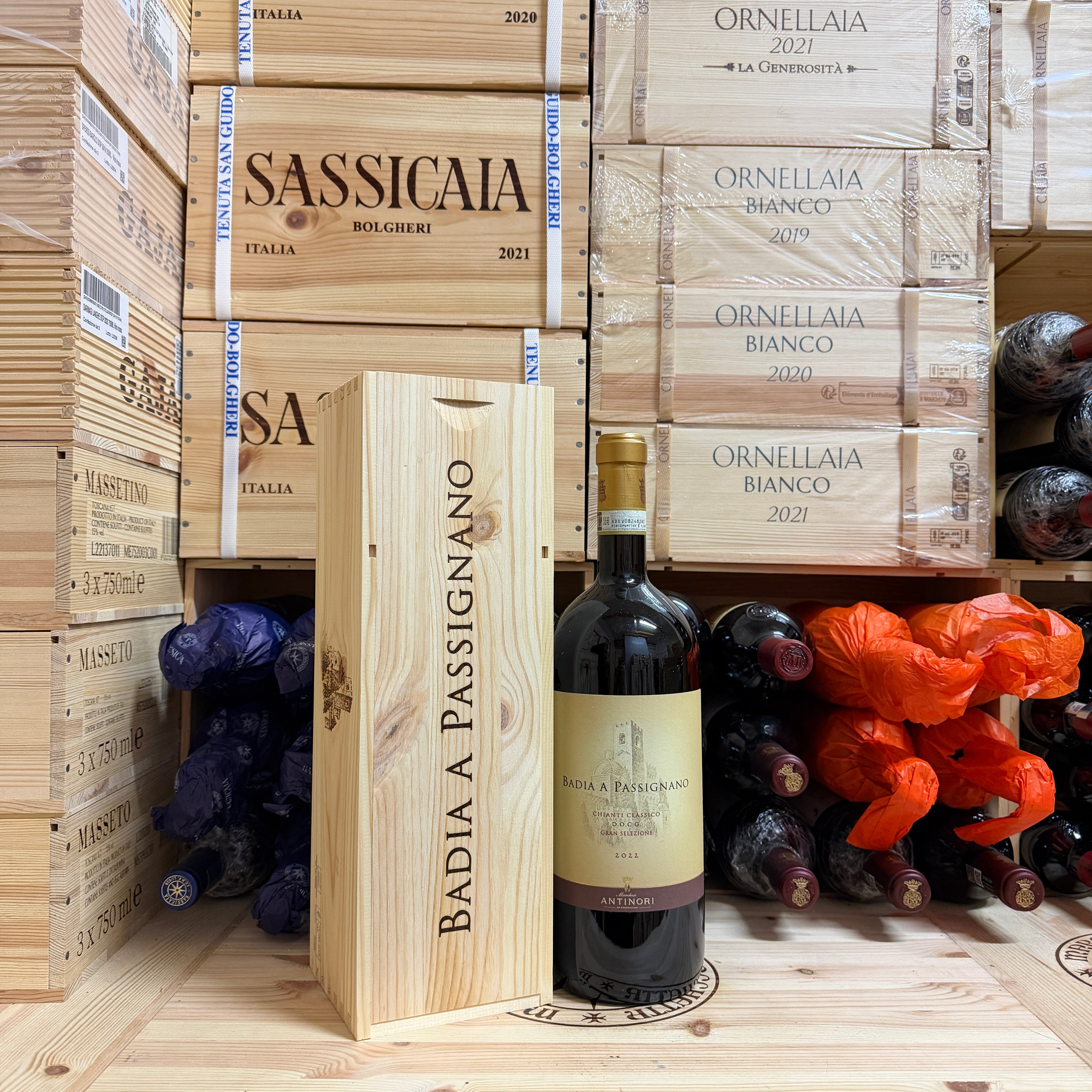 Badia a Passignano 2022 Magnum Chianti Classico Gran Selezione DOCG Marchesi Antinori - in Cassa Legno